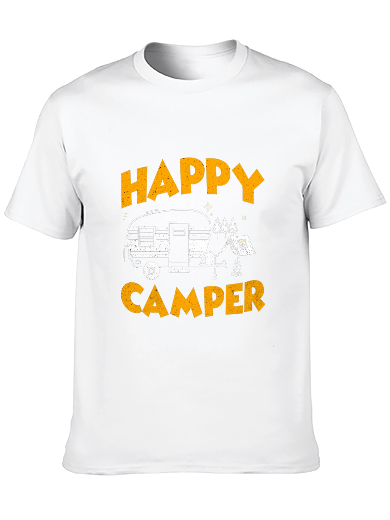Happy Camper Graphic Tee - Adventure Awaits