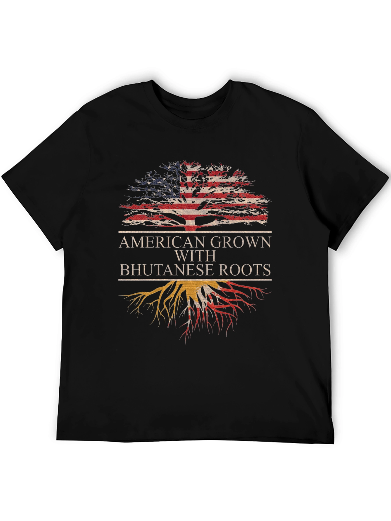 American Grown Bhutanese Roots T-Shirt