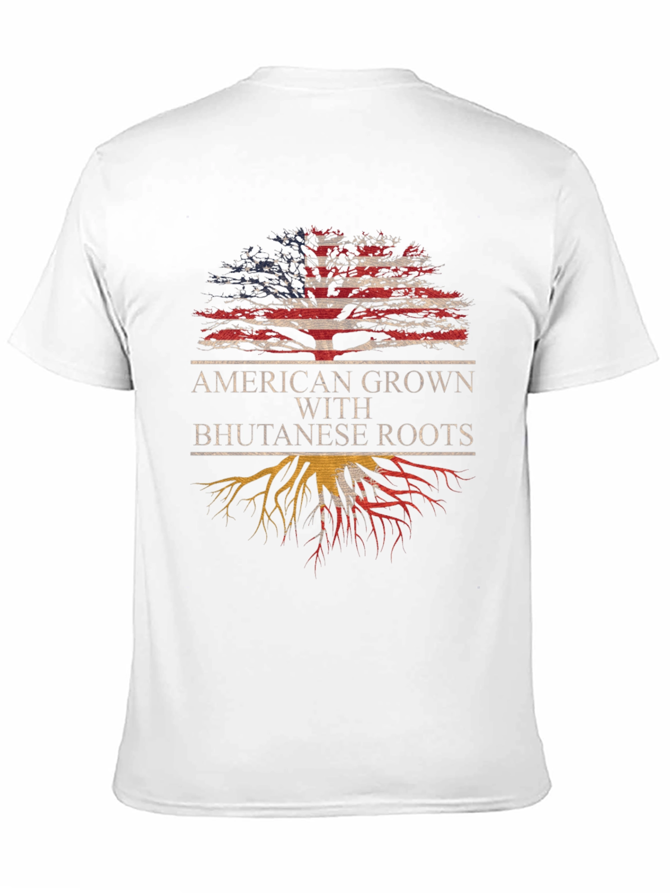 American Grown Bhutanese Roots T-Shirt