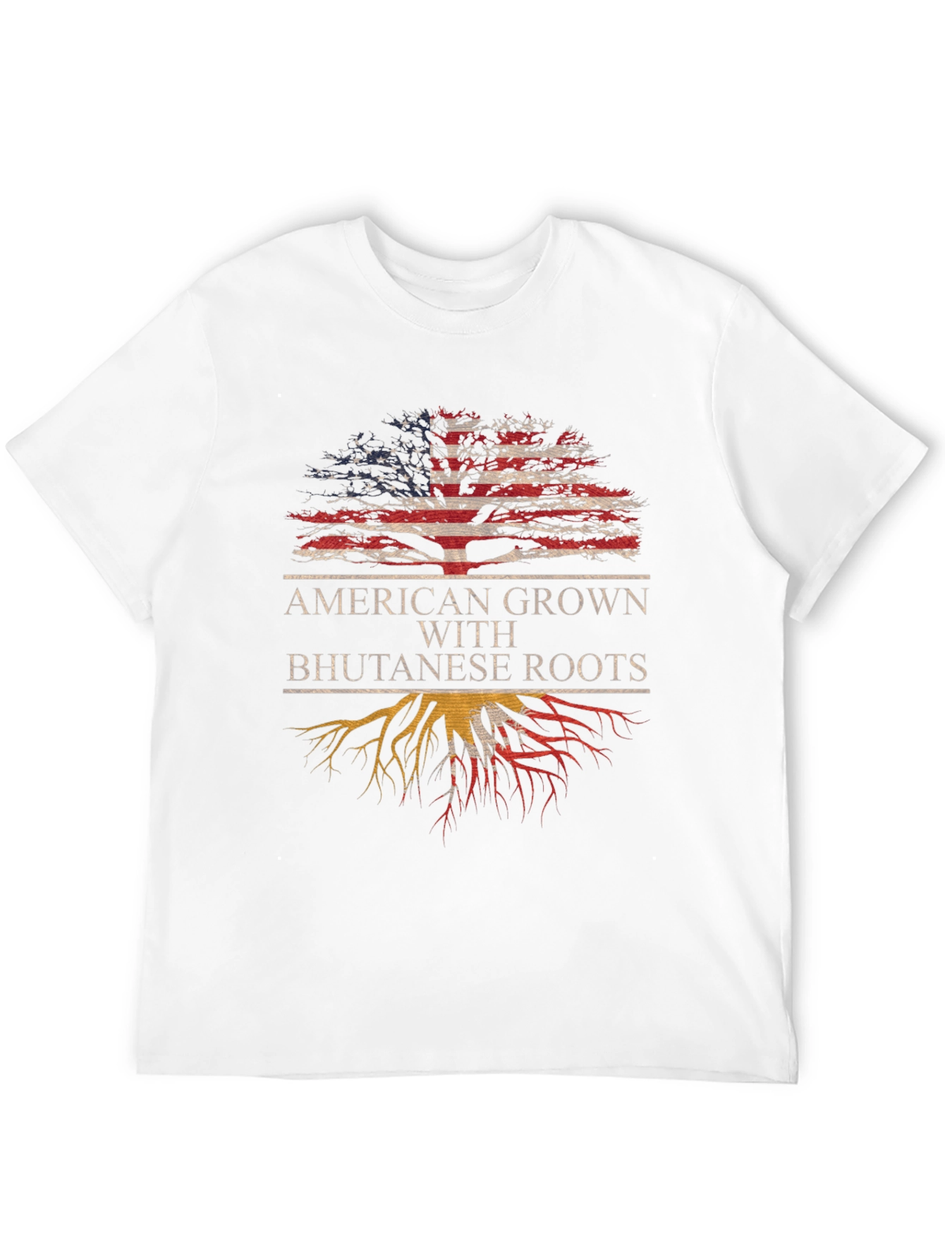 American Grown Bhutanese Roots T-Shirt