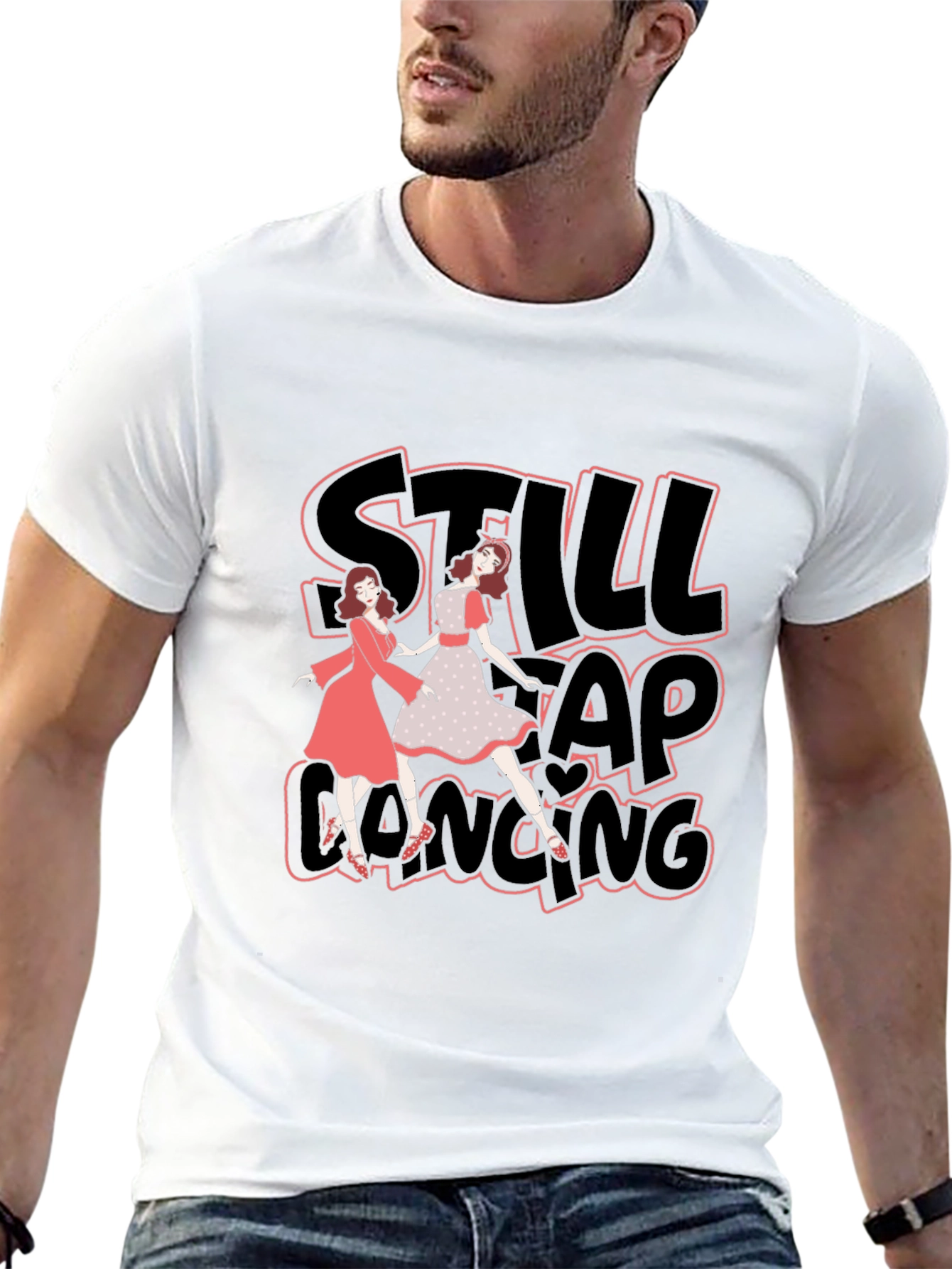 Still Tap Dancing Black T-Shirt