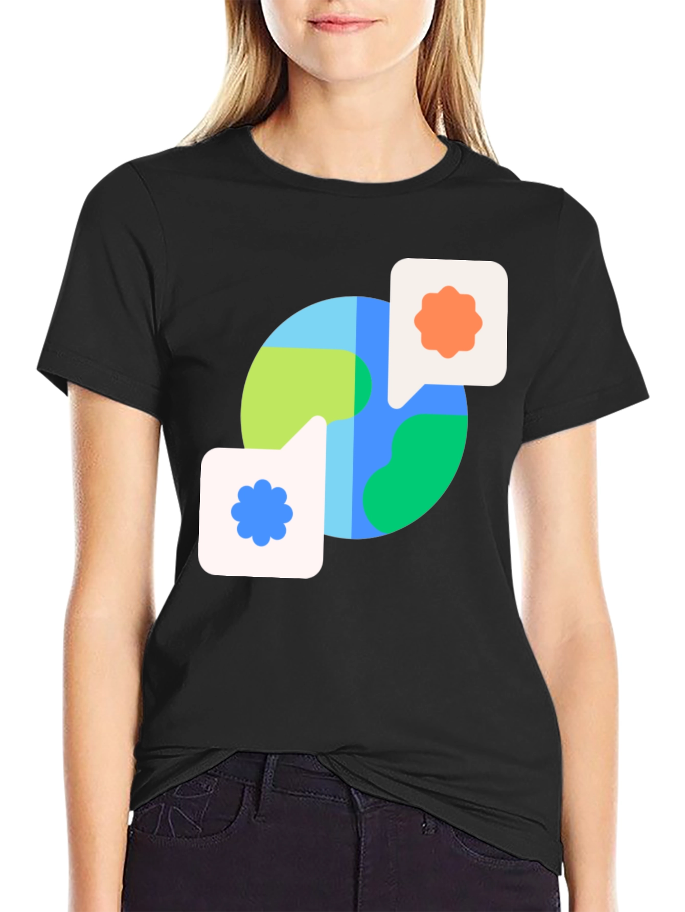 Earth Conversation T-Shirt - Global Dialogue
