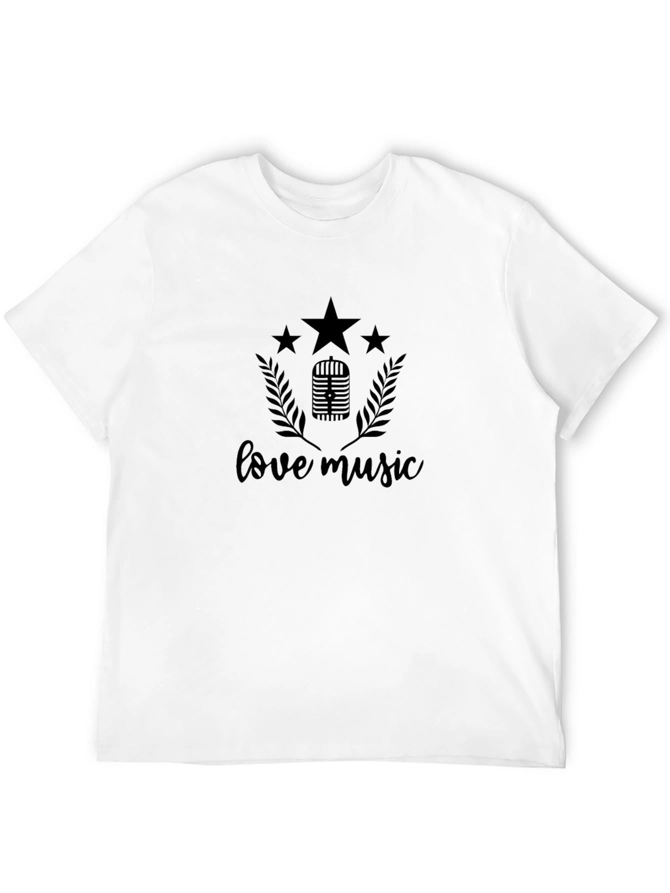 Love Music Black T-Shirt