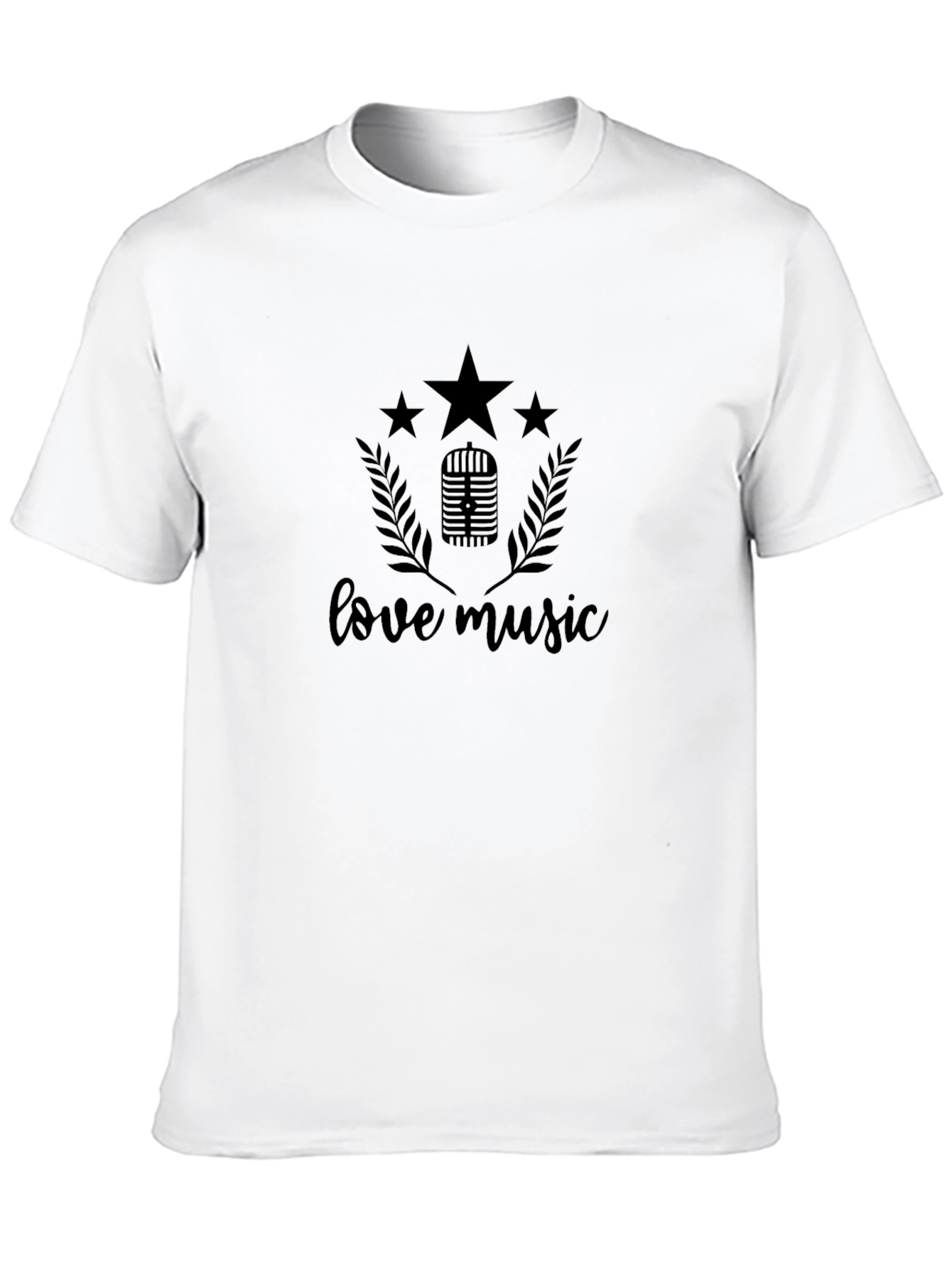 Love Music Black T-Shirt