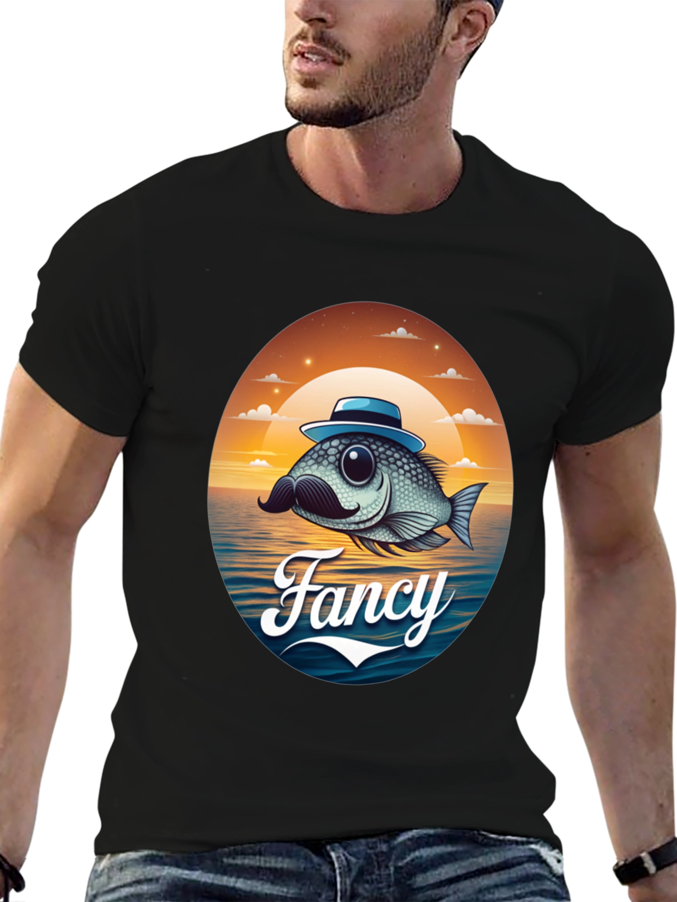 Fancy Fish Graphic T-Shirt - Unique Design