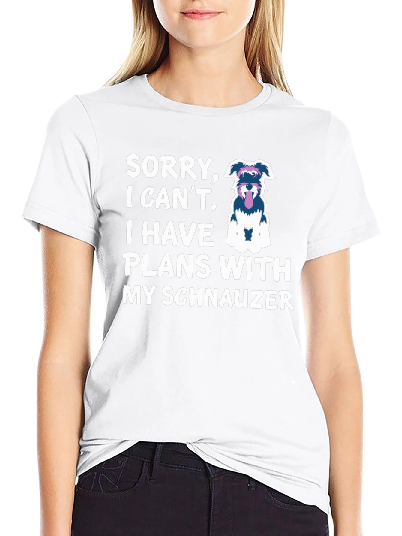 Schnauzer Plans T-Shirt Dog Lover Tee