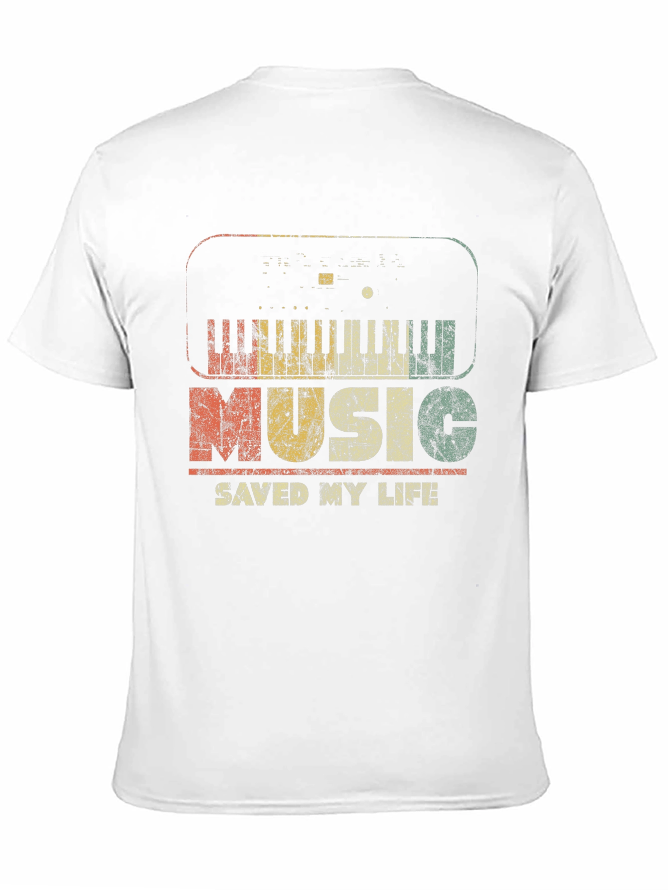 Music Saved My Life Retro Graphic T-Shirt