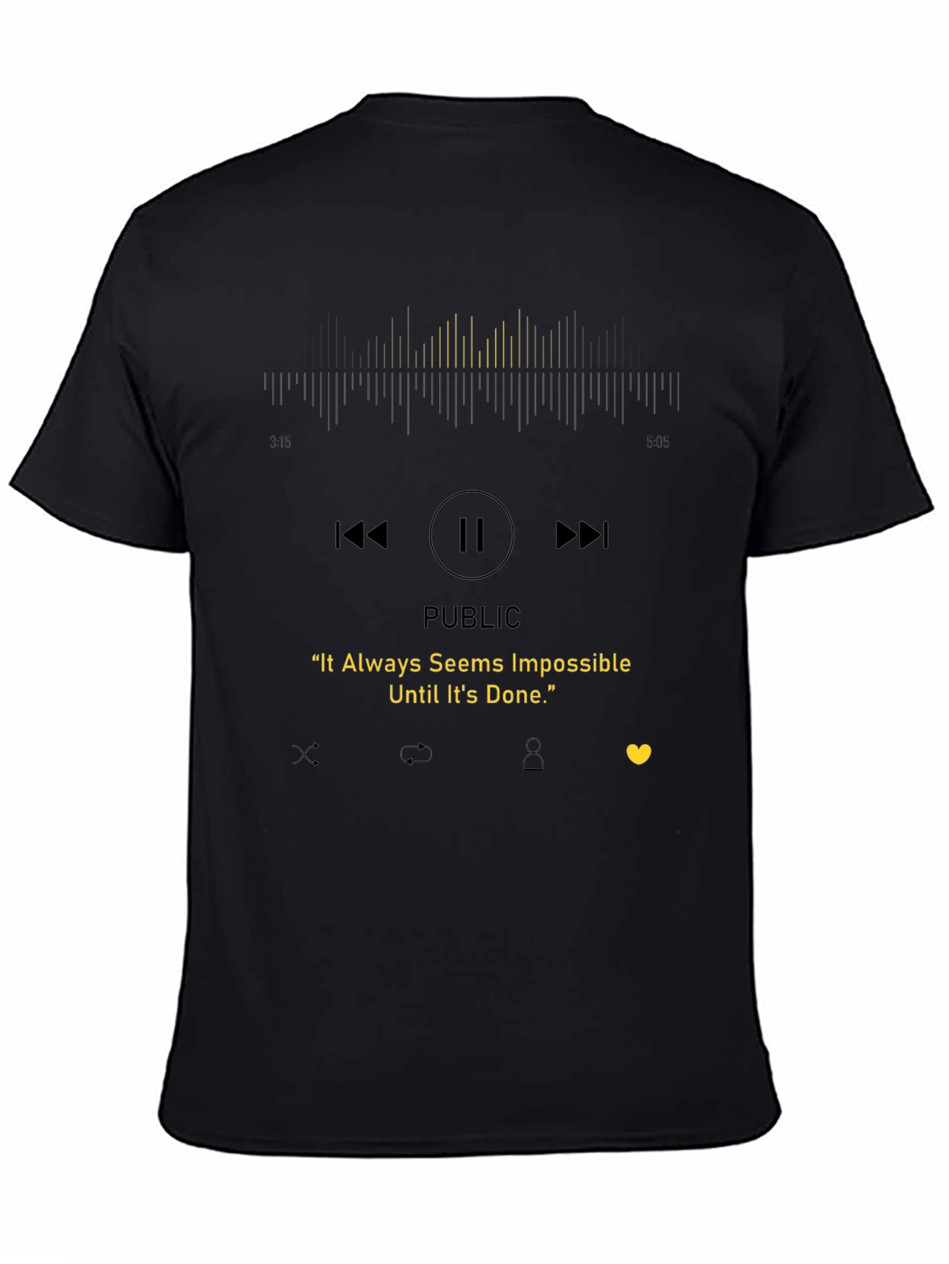 Motivational T-Shirt - It Always Seems Impossible
