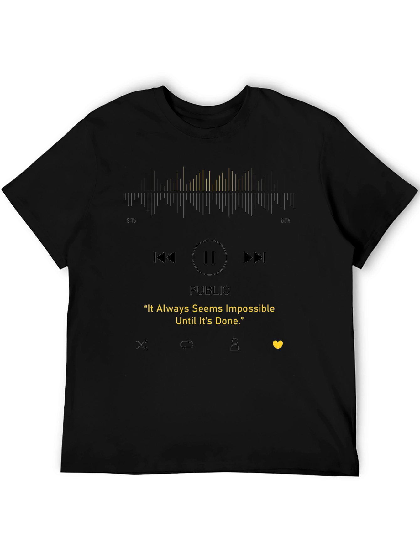 Motivational T-Shirt - It Always Seems Impossible