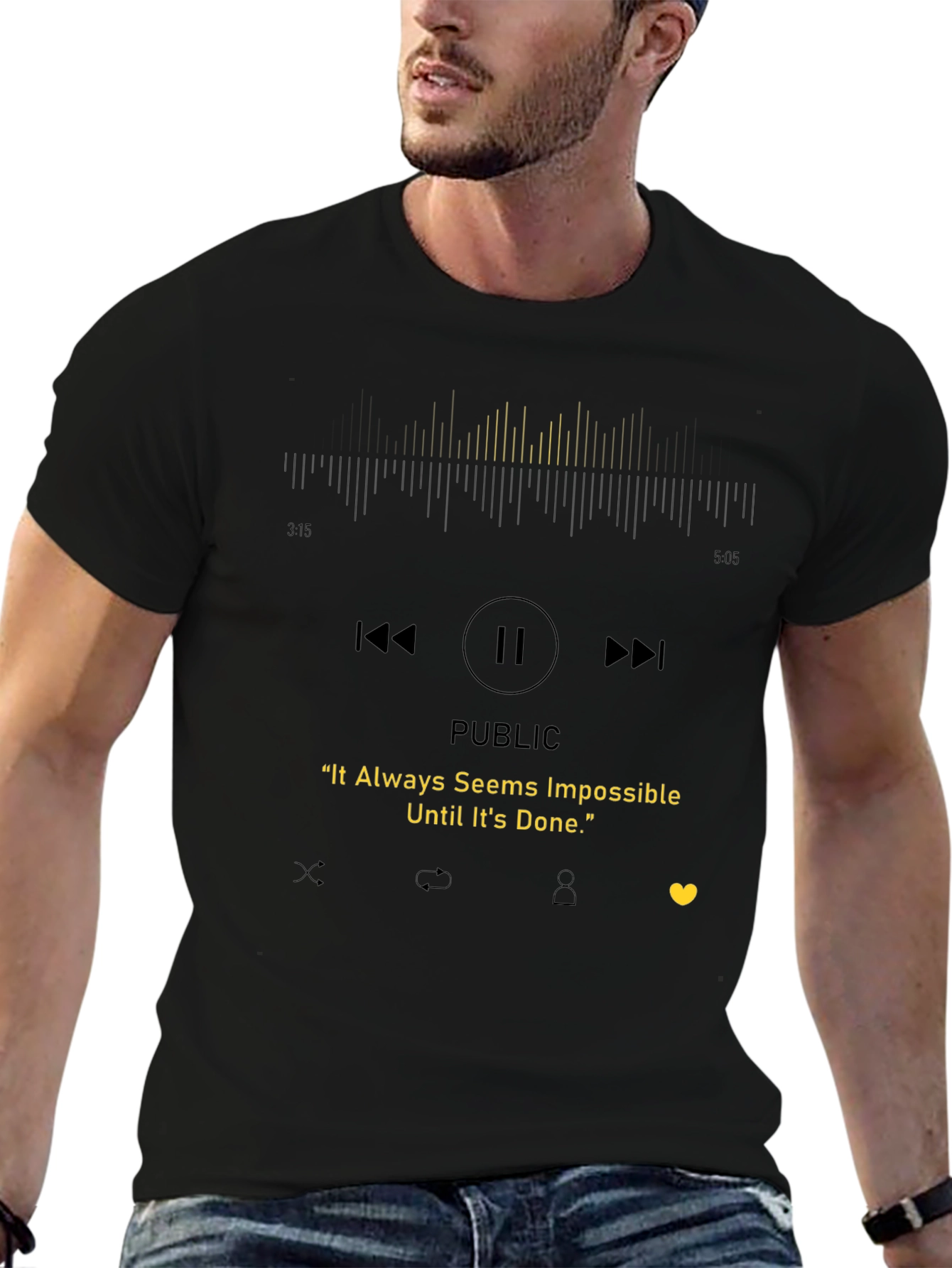 Motivational T-Shirt - It Always Seems Impossible