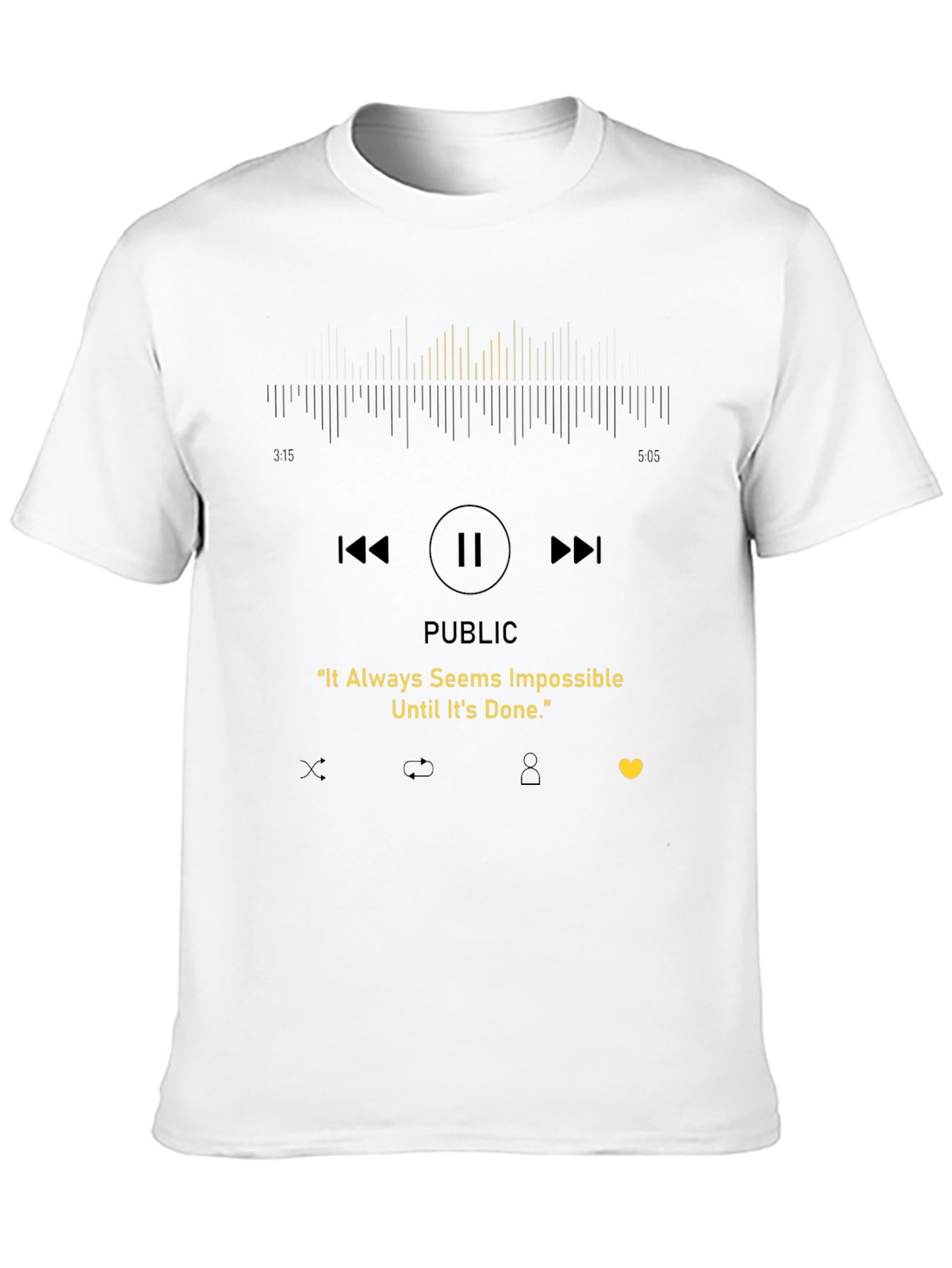 Motivational T-Shirt - It Always Seems Impossible