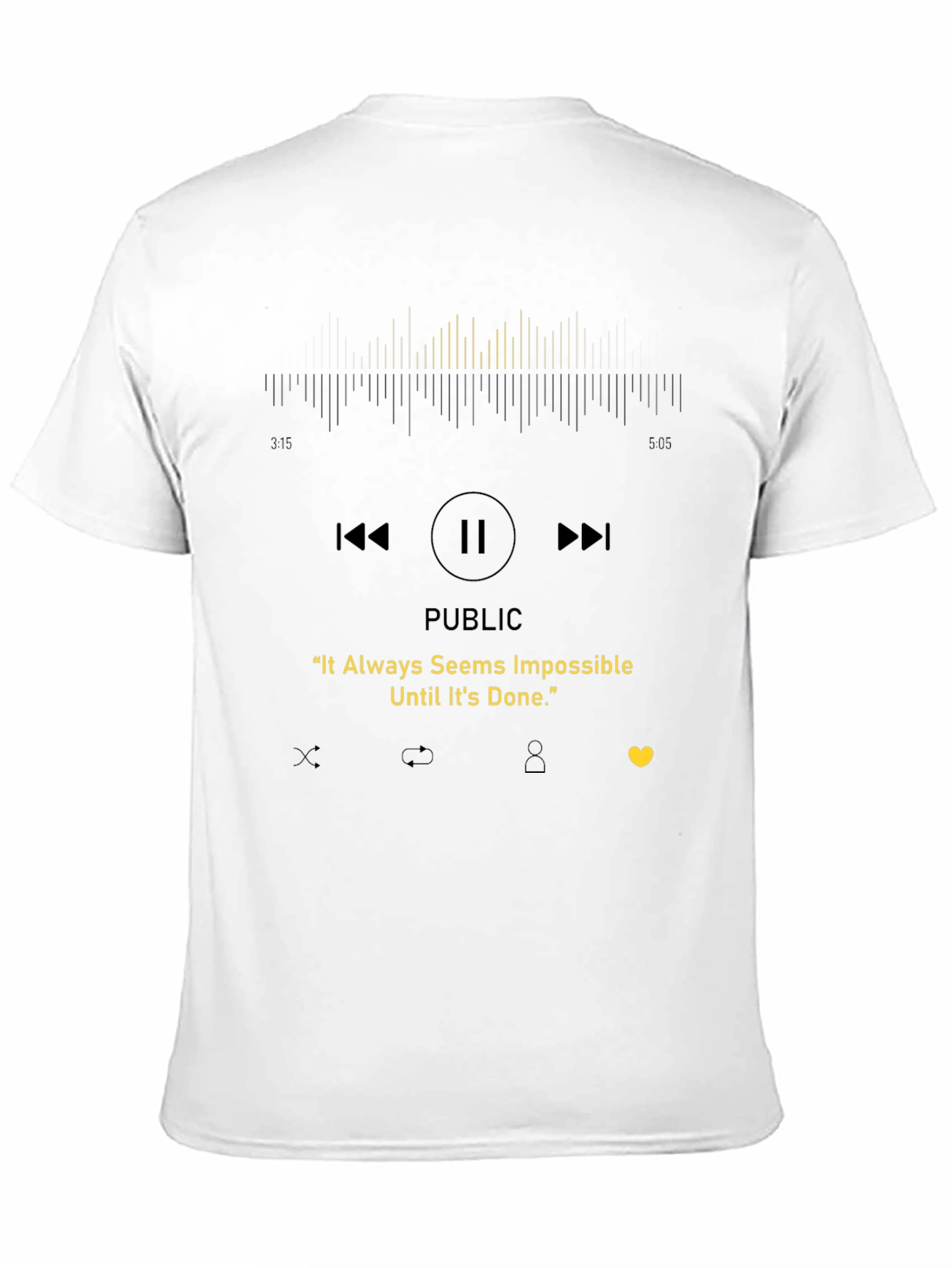 Motivational T-Shirt - It Always Seems Impossible
