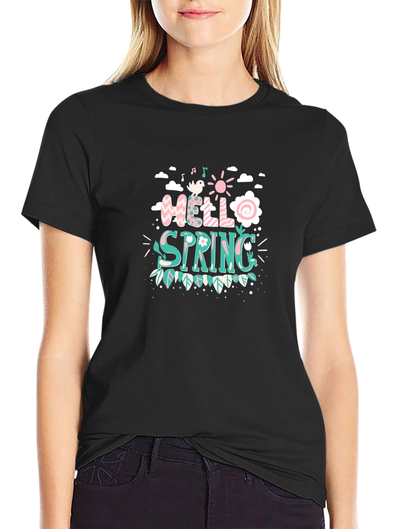 Hello Spring Graphic Tee