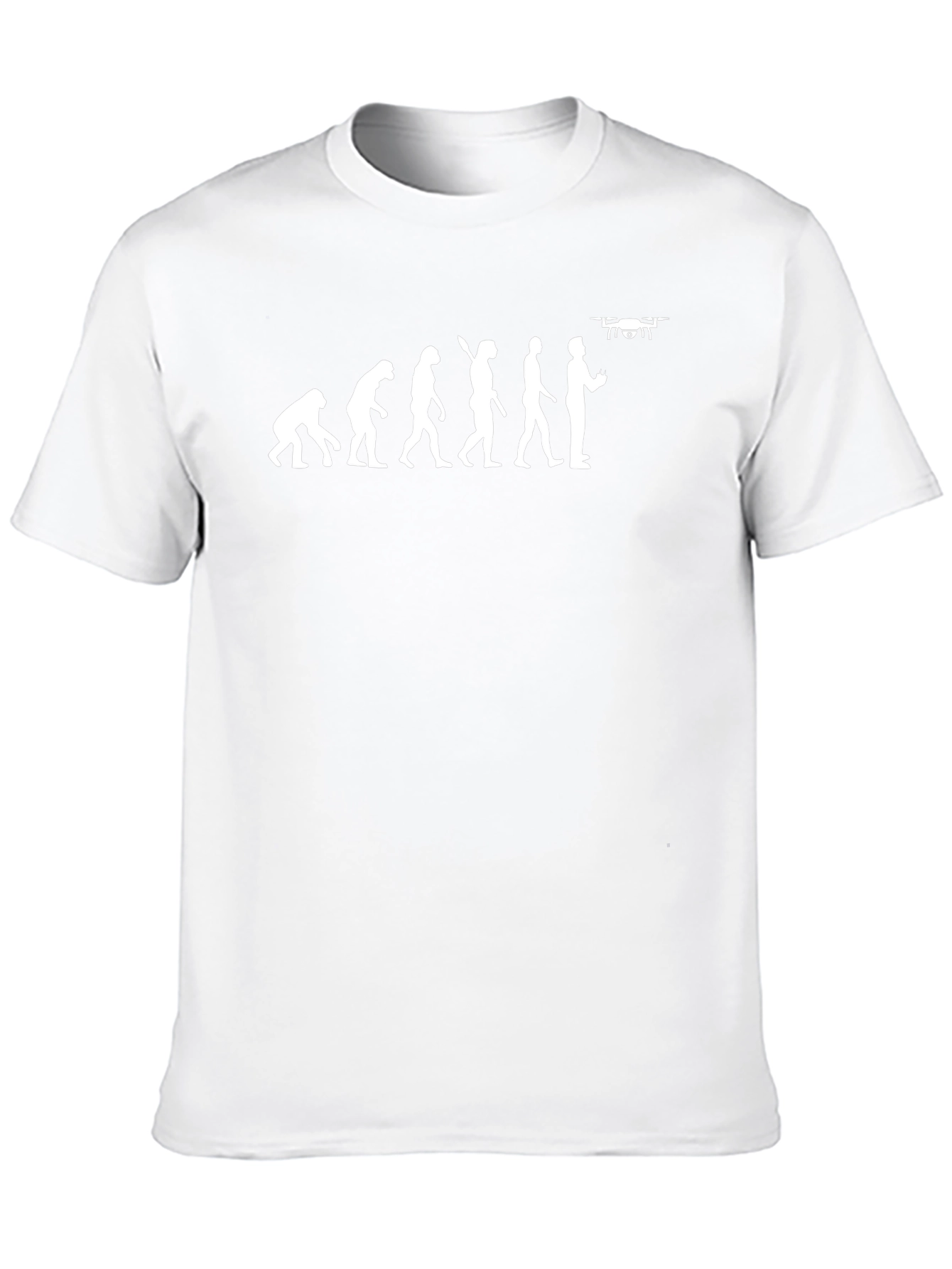 Evolution of Drone Pilot T-Shirt - Black Cotton Tee