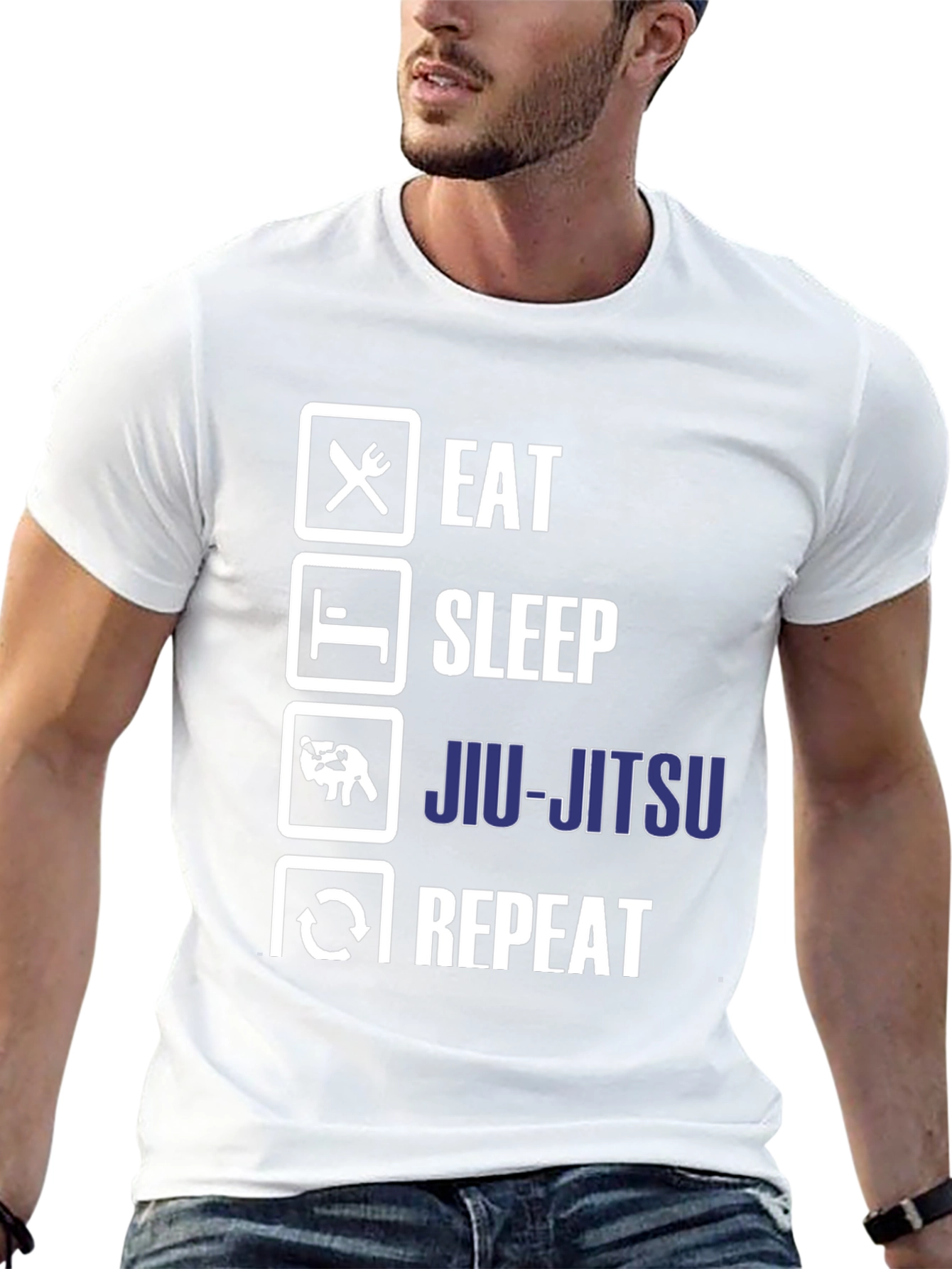 Eat Sleep Jiu-Jitsu Repeat T-Shirt