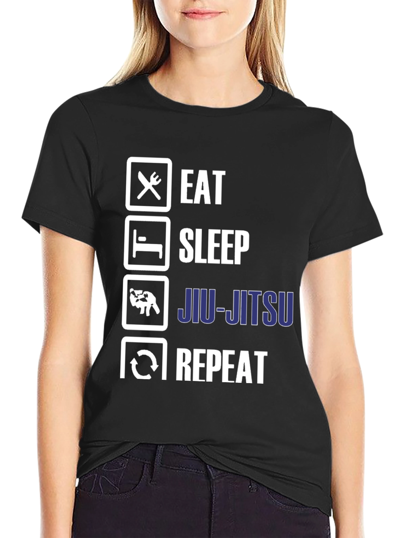 Eat Sleep Jiu-Jitsu Repeat T-Shirt