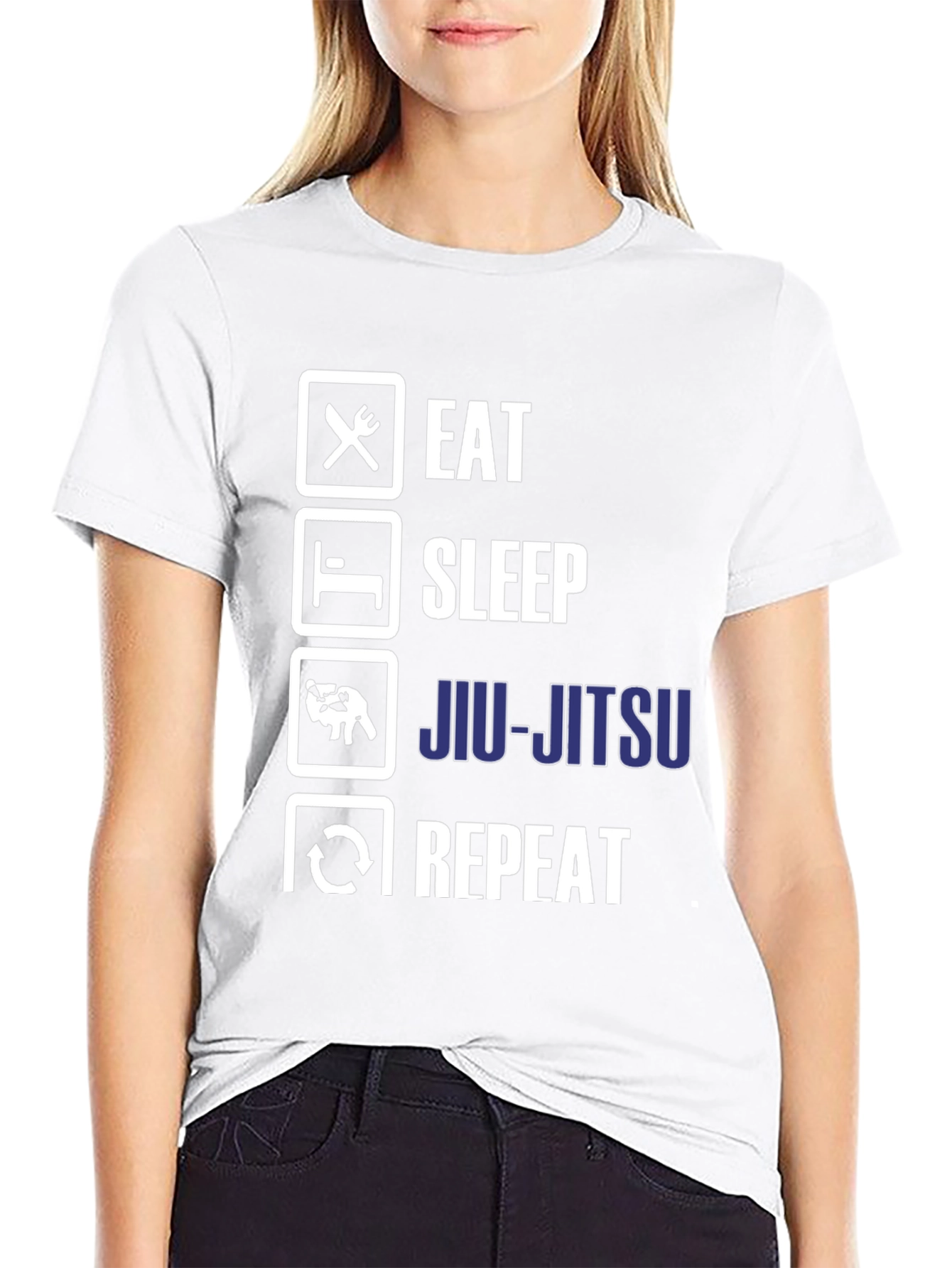 Eat Sleep Jiu-Jitsu Repeat T-Shirt