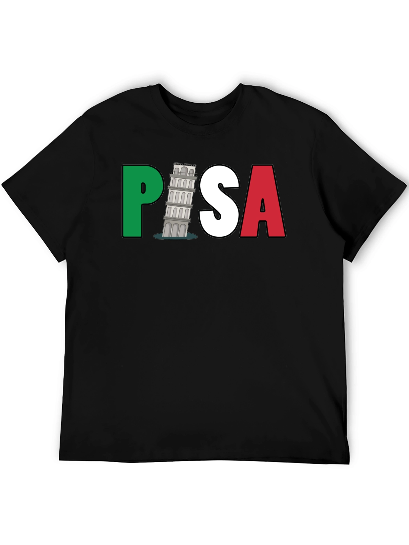 Italy Pisa Leaning Tower Graphic T-Shirt
