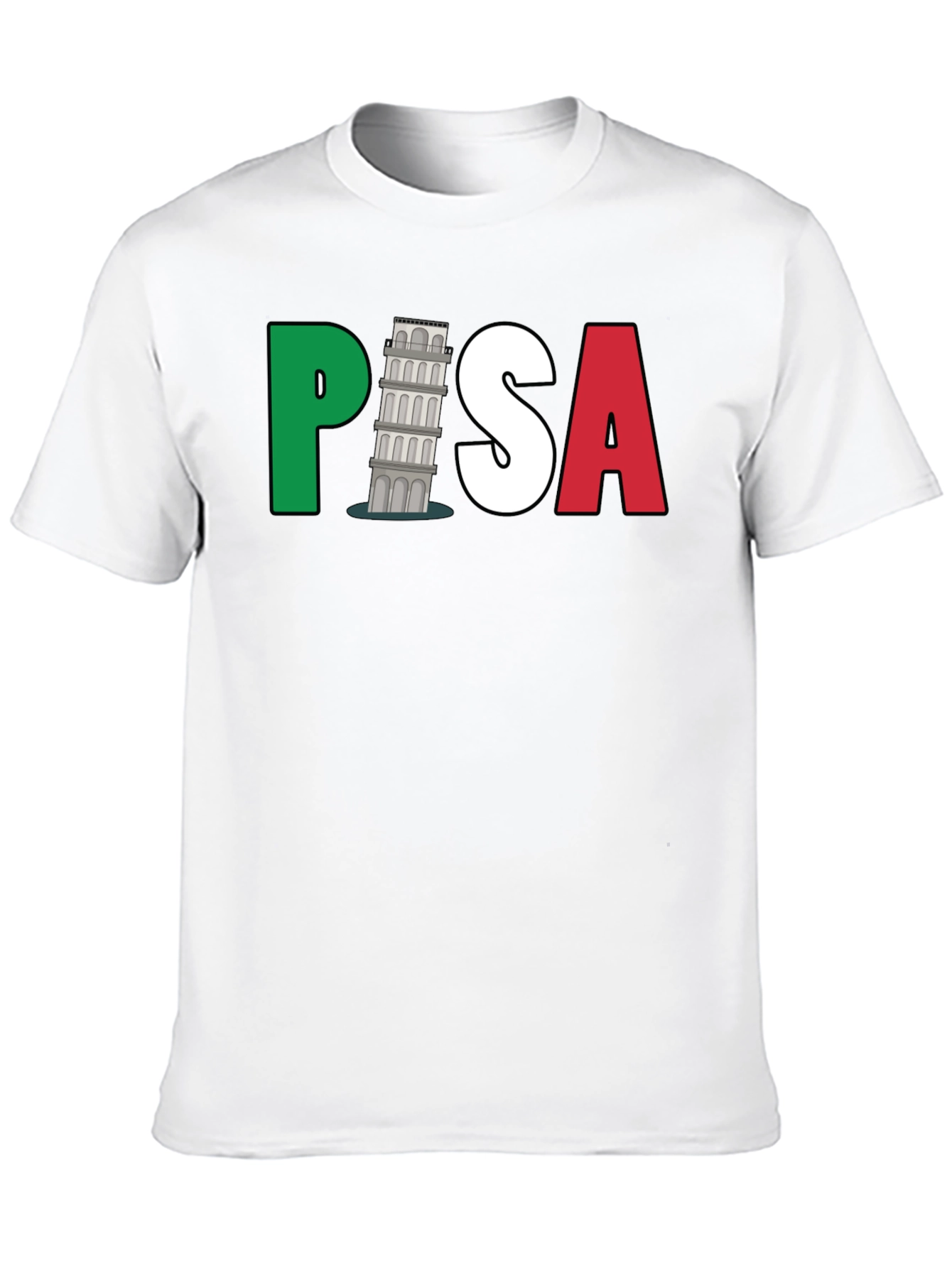 Italy Pisa Leaning Tower Graphic T-Shirt