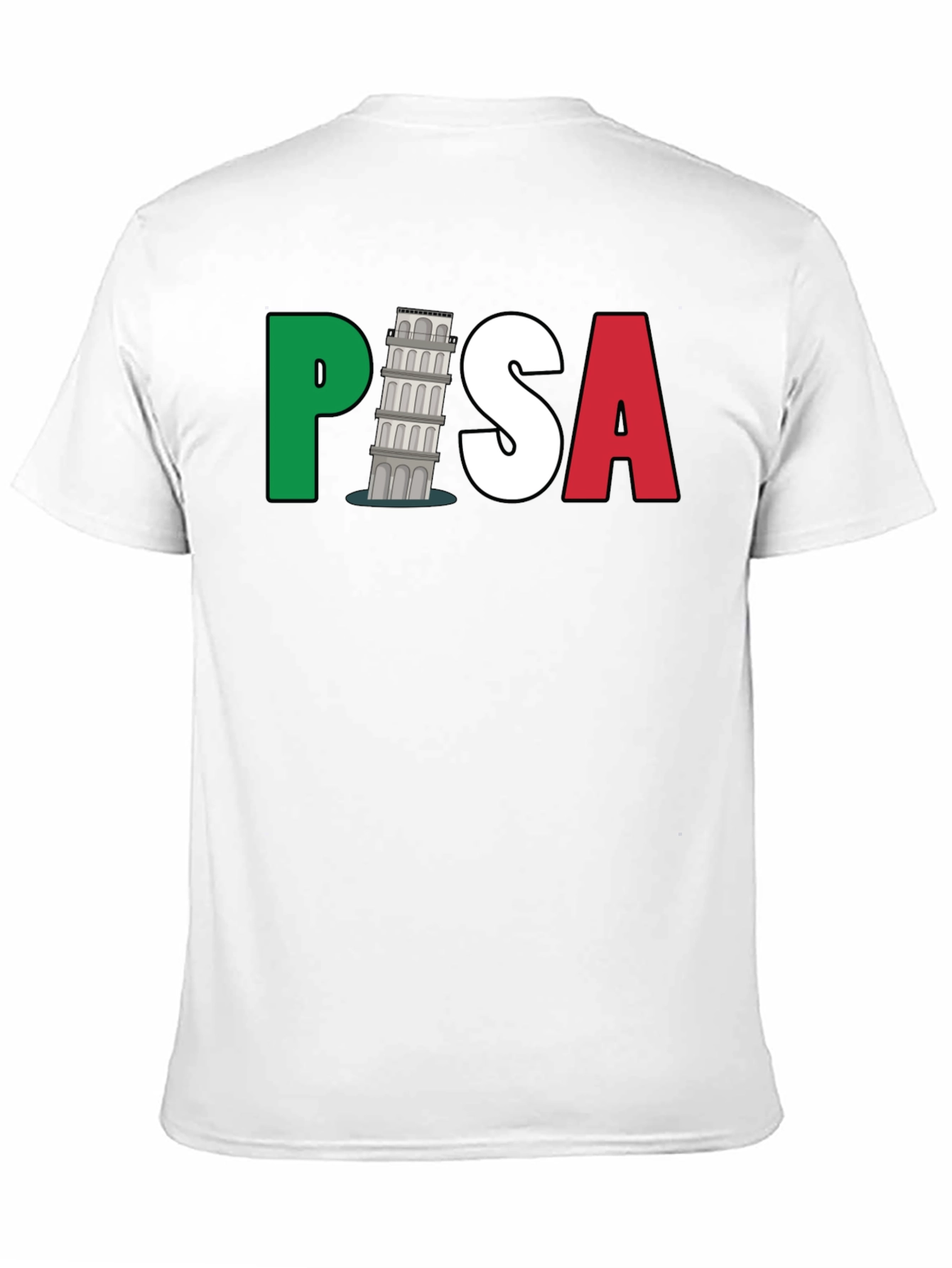 Italy Pisa Leaning Tower Graphic T-Shirt