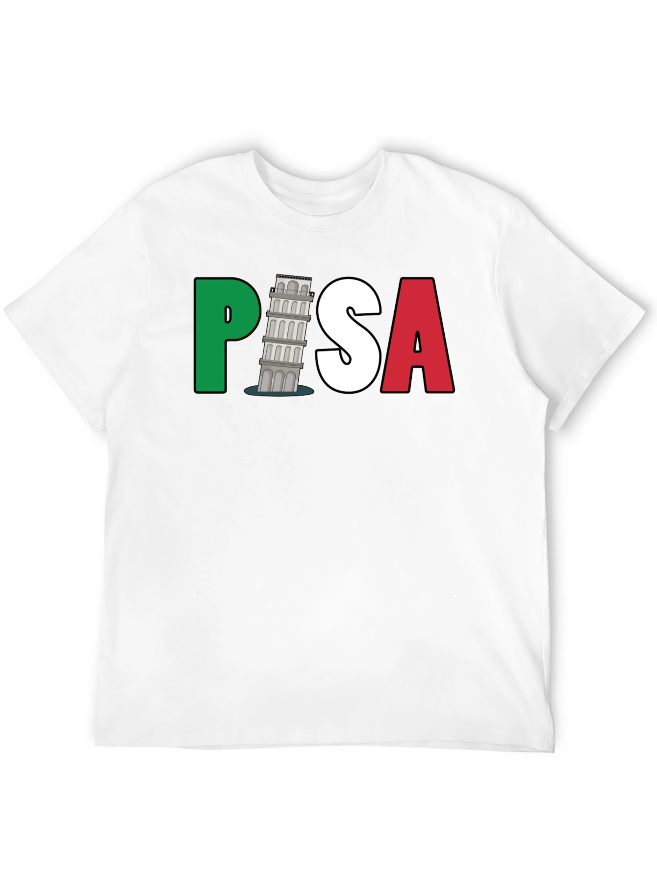 Italy Pisa Leaning Tower Graphic T-Shirt