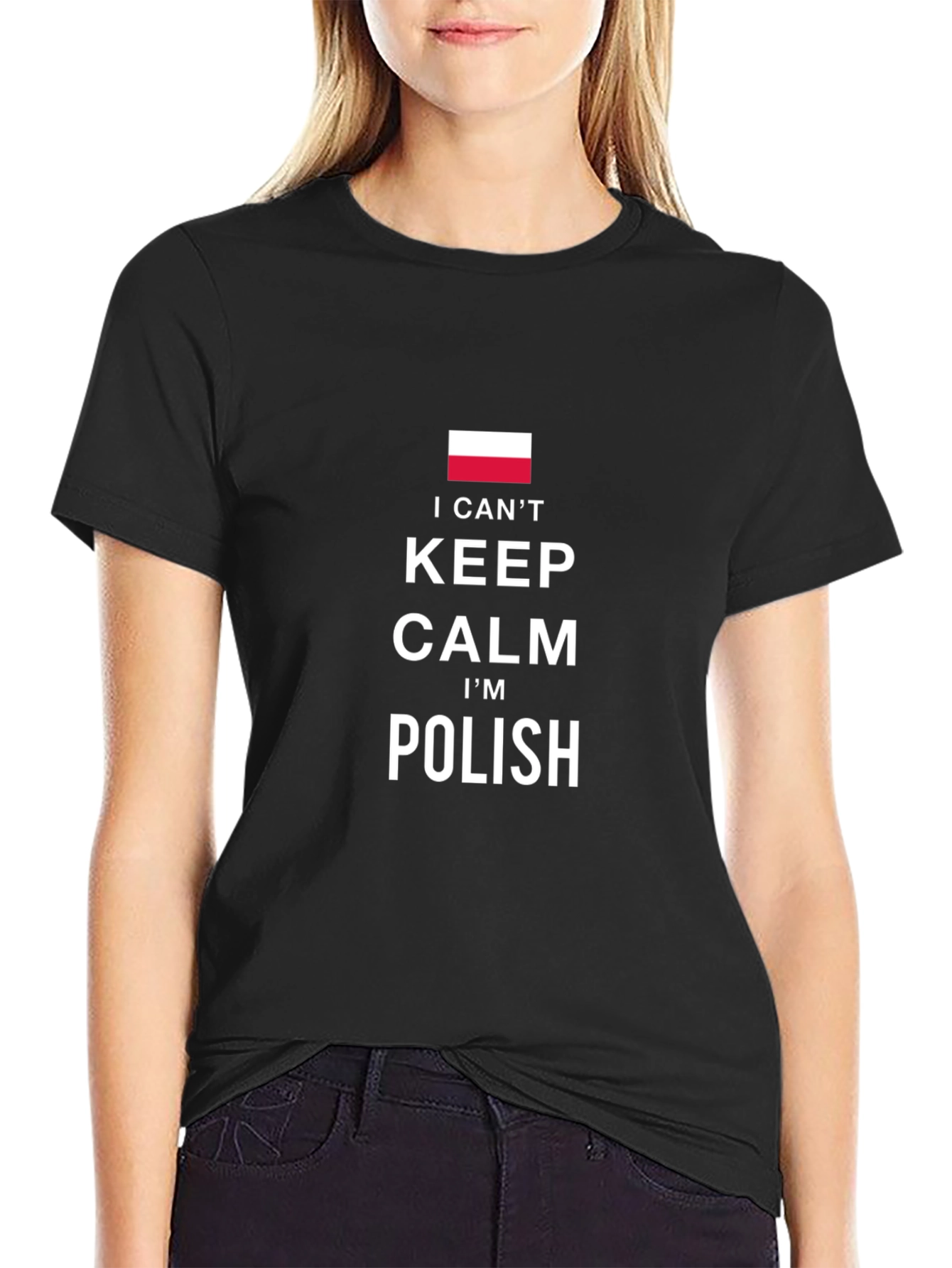 Keep Calm Im Polish T-Shirt