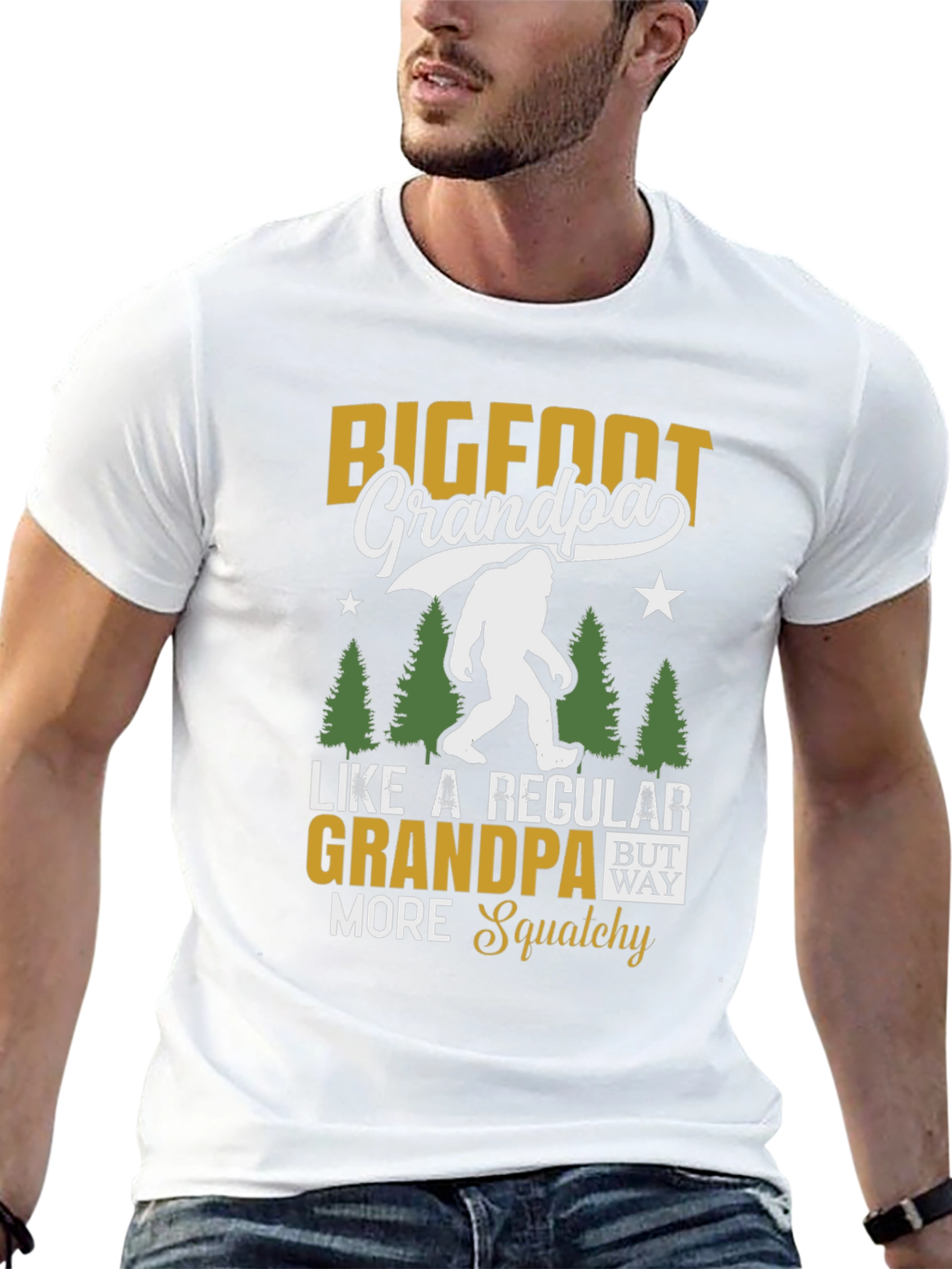 Bigfoot Grandpa T-Shirt