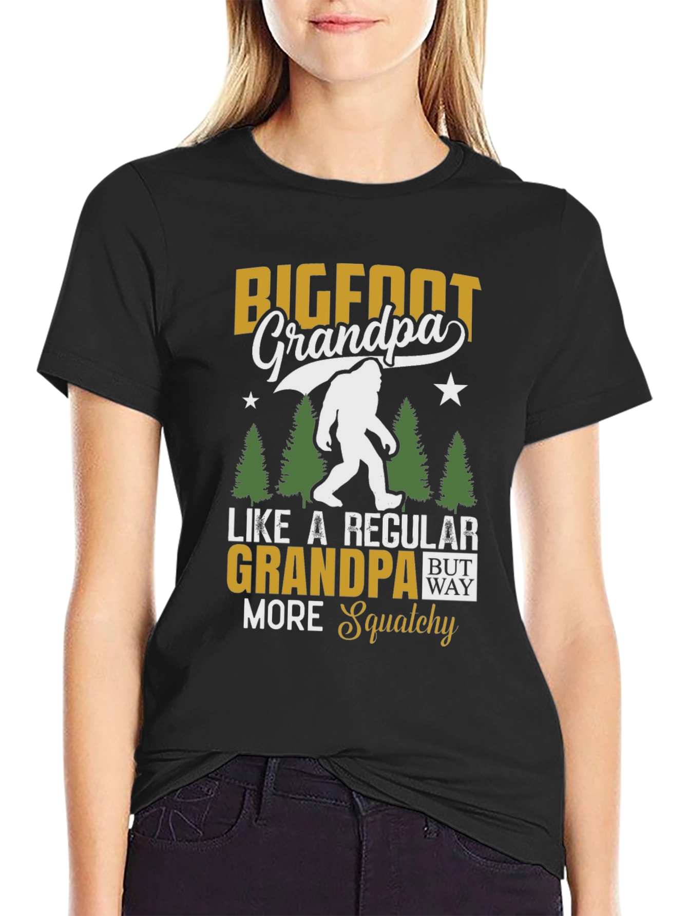 Bigfoot Grandpa T-Shirt