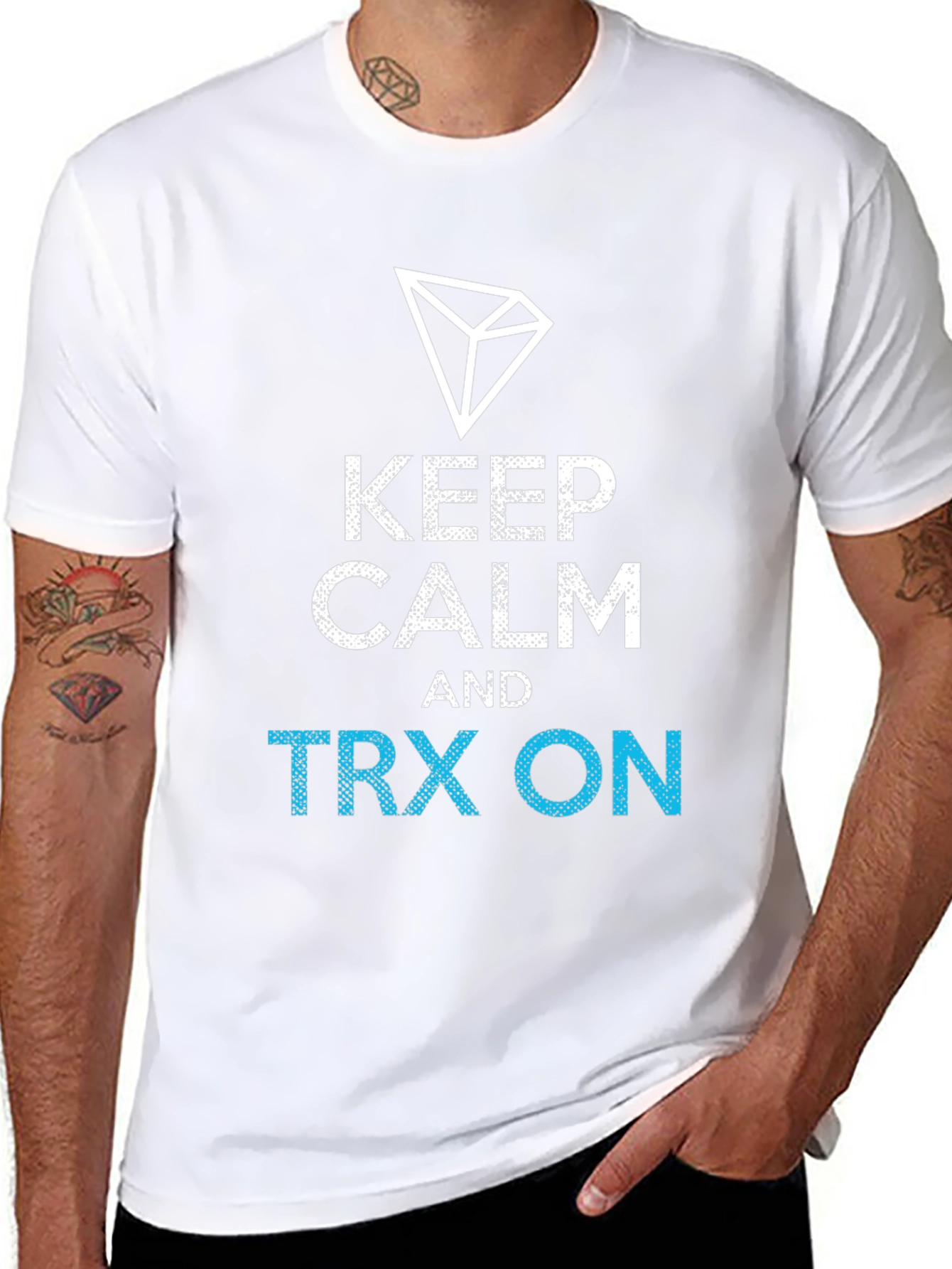 Keep Calm TRX On Black T-Shirt