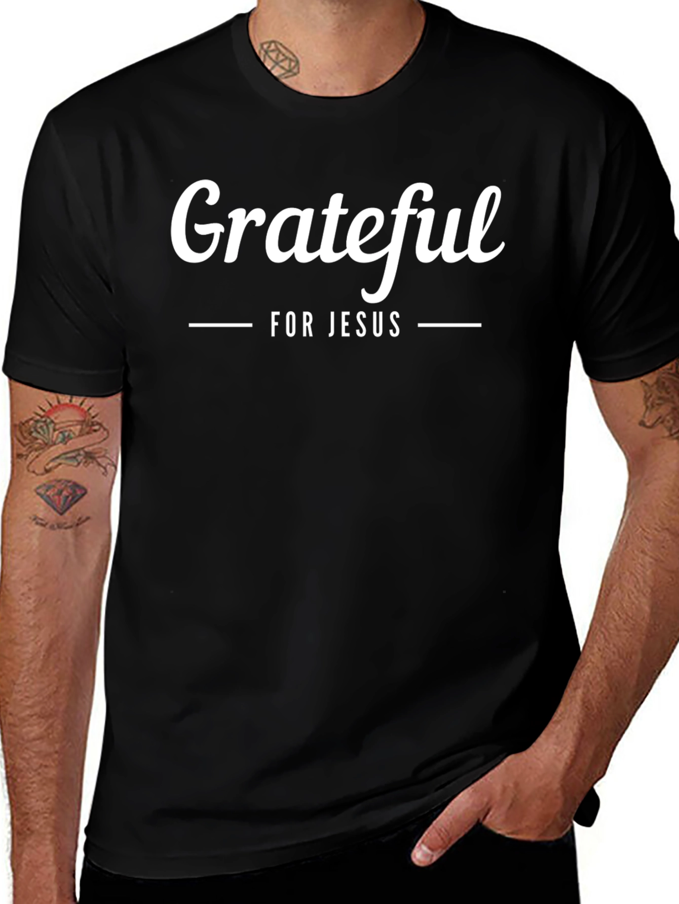Grateful for Jesus Graphic T-Shirt