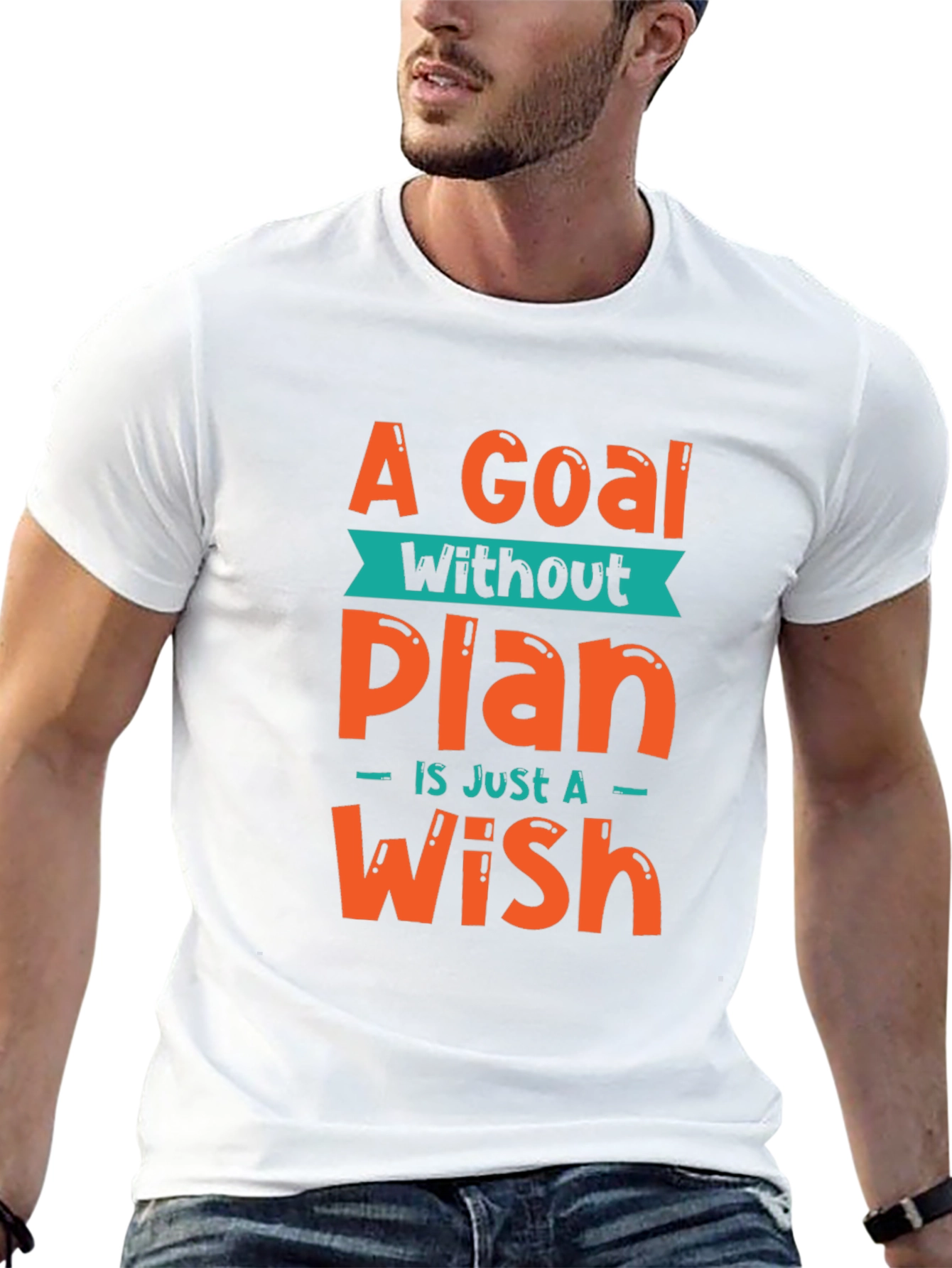 Goal Without a Plan Graphic Tee - Motivational T-Shirt