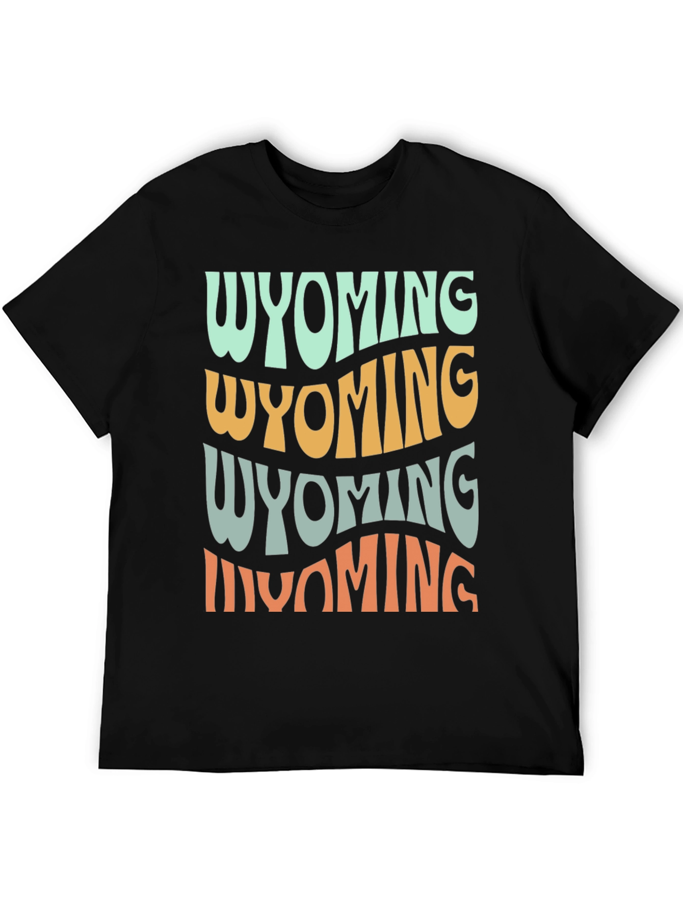 Retro Wyoming T-Shirt - Soft Cotton Graphic Tee