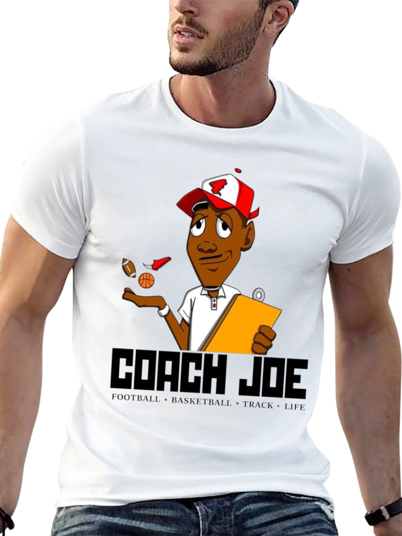 Coach Joe T-Shirt: Football Basketball Track Life