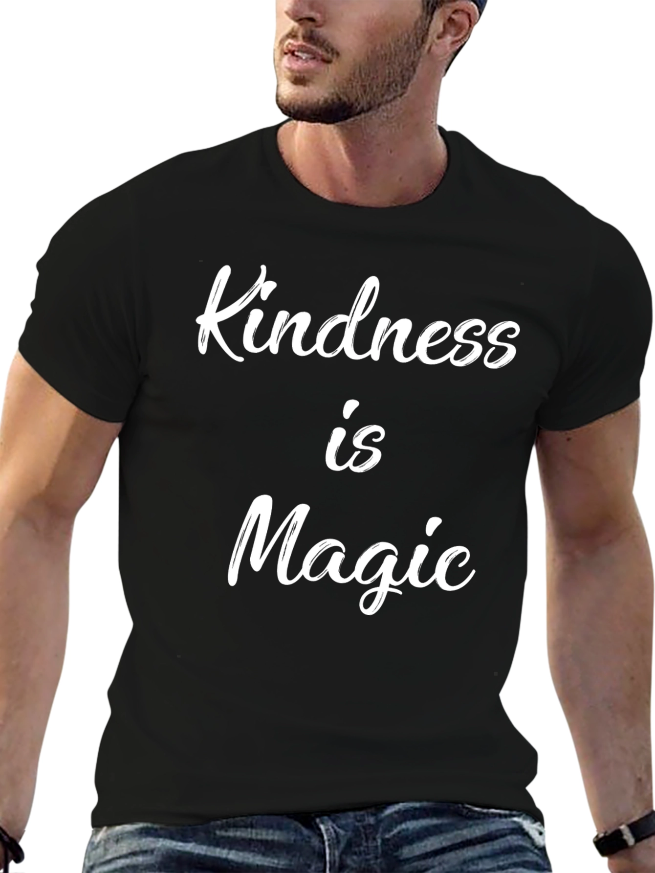 Kindness is Magic Black T-Shirt