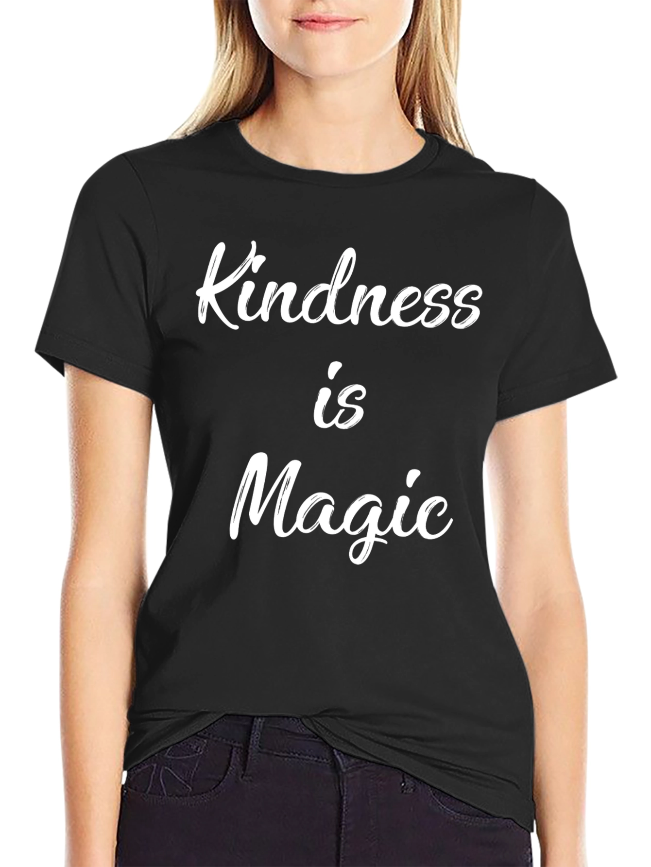 Kindness is Magic Black T-Shirt