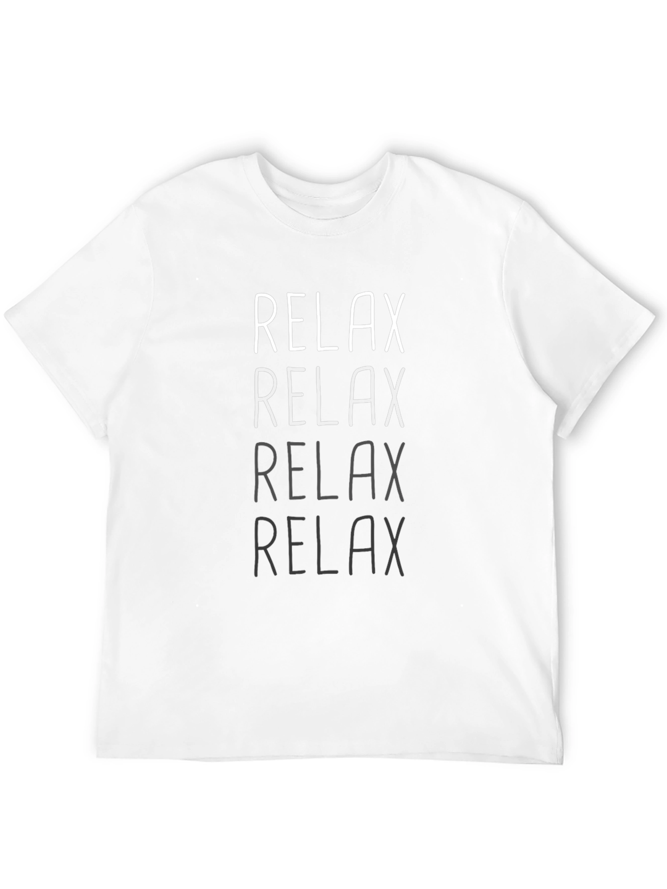 Relax Graphic T-Shirt - Mens Casual Tee