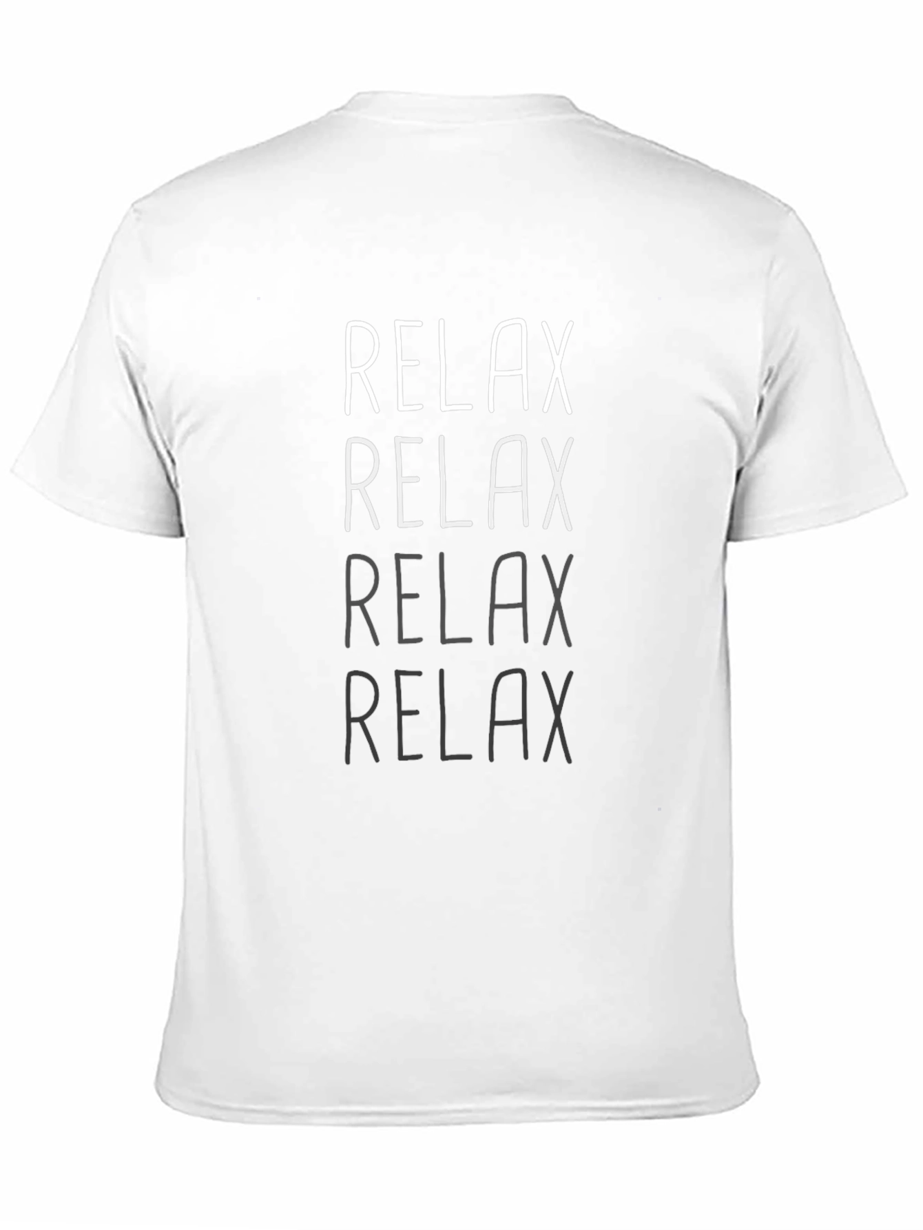 Relax Graphic T-Shirt - Mens Casual Tee