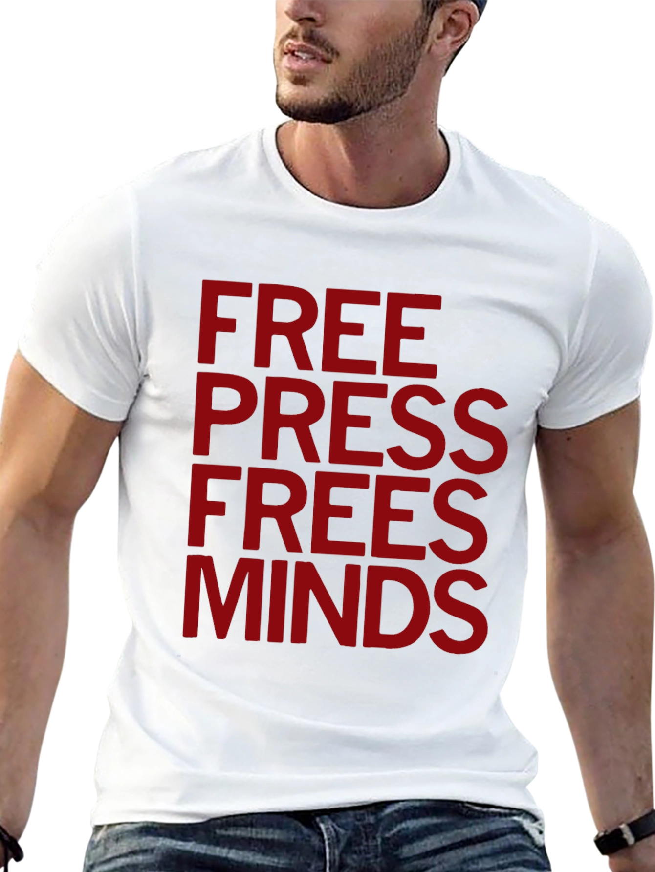 Free Press Frees Minds Graphic Tee