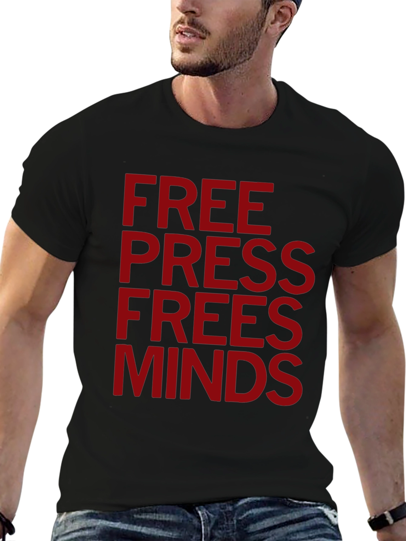 Free Press Frees Minds Graphic Tee