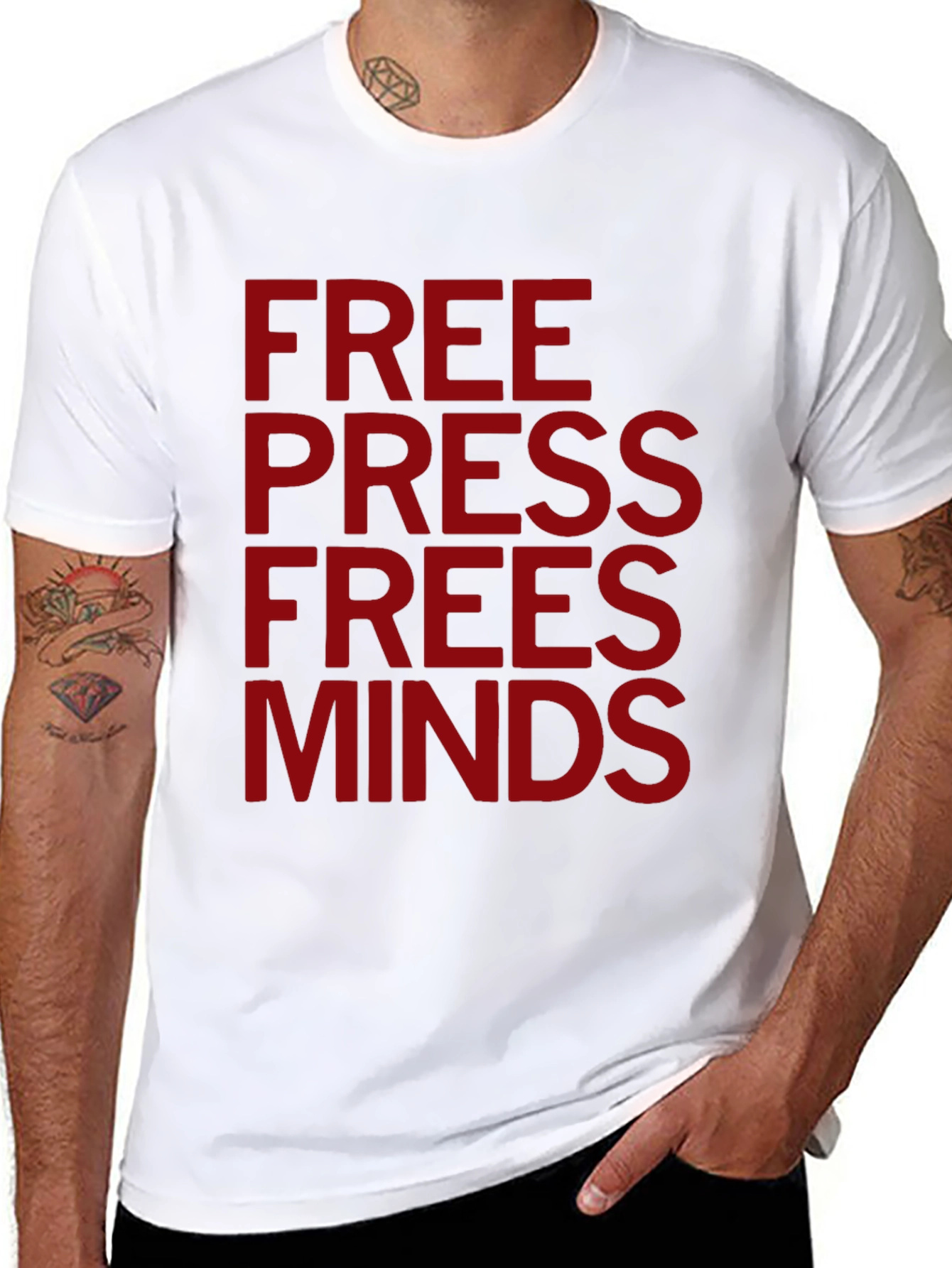 Free Press Frees Minds Graphic Tee