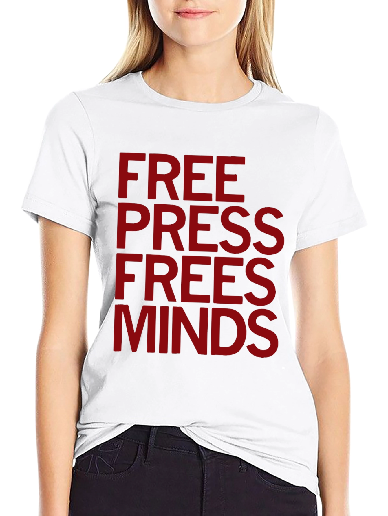 Free Press Frees Minds Graphic Tee