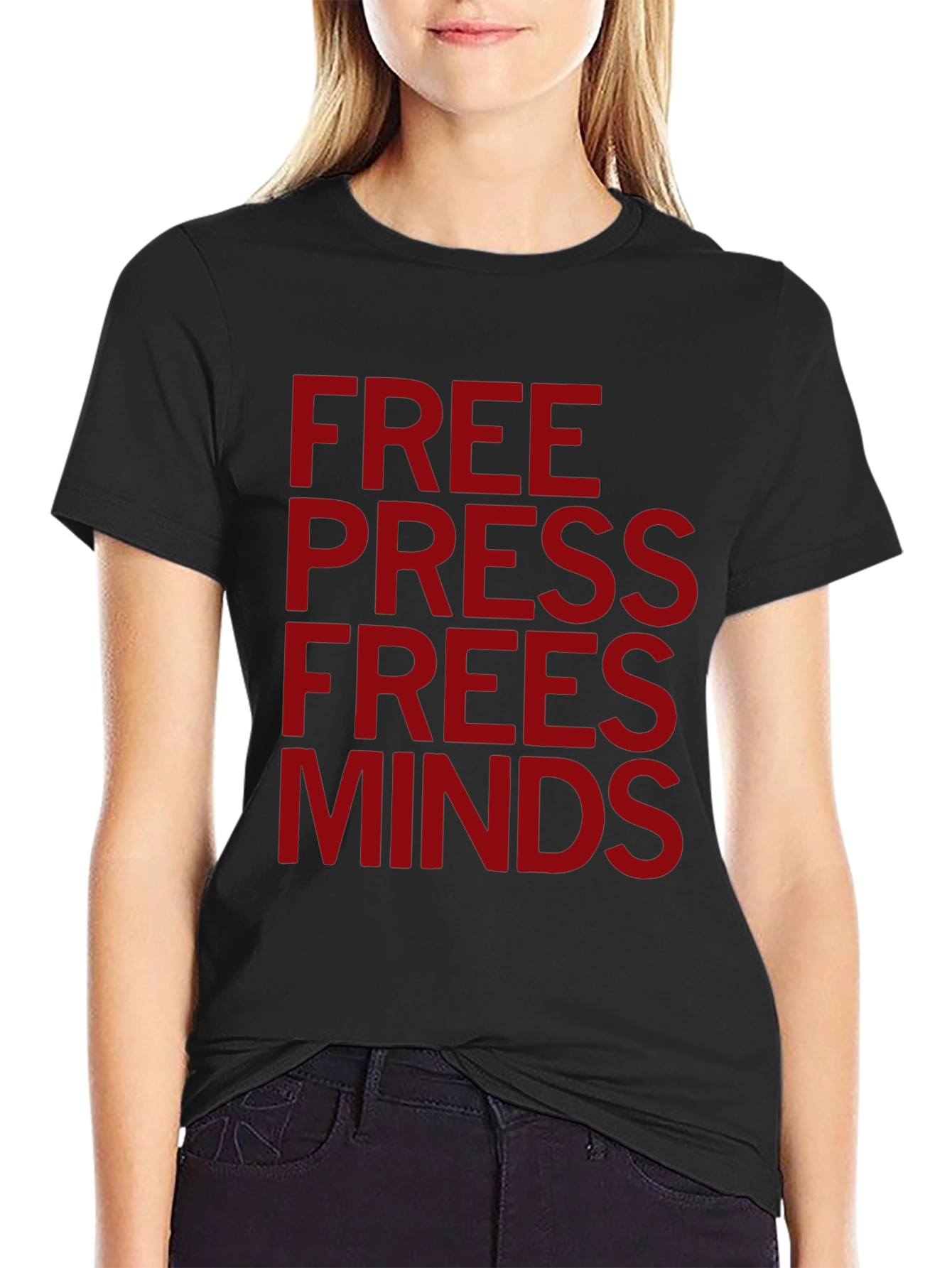 Free Press Frees Minds Graphic Tee