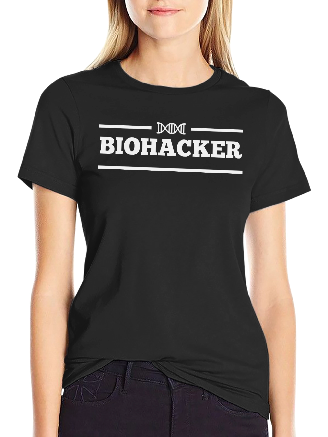 Biohacker Graphic Tee - Black