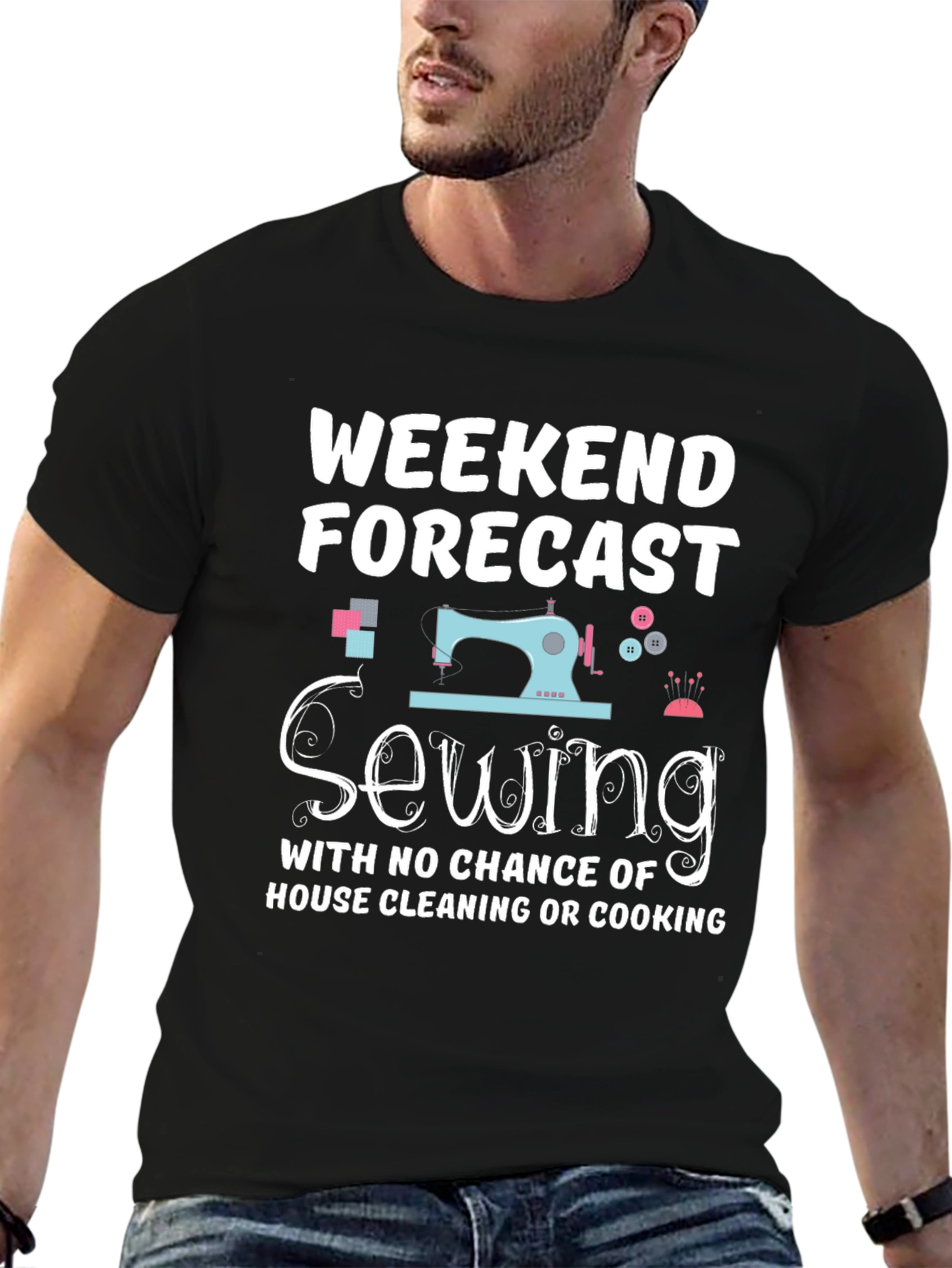 Weekend Sewing Forecast T-Shirt