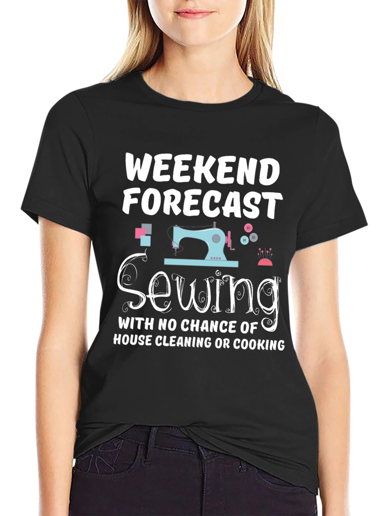 Weekend Sewing Forecast T-Shirt