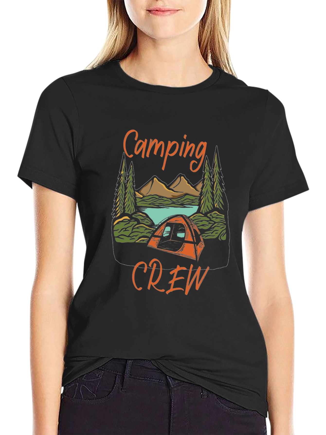 Camping Crew Graphic Tee - Adventure Ready