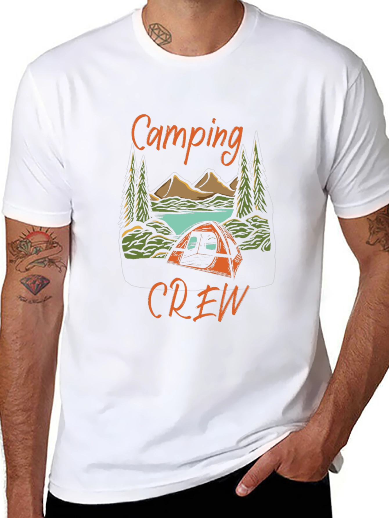 Camping Crew Graphic Tee - Adventure Ready