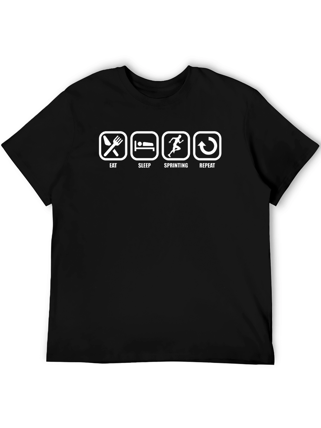 Eat Sleep Sprinting Repeat Graphic Tee