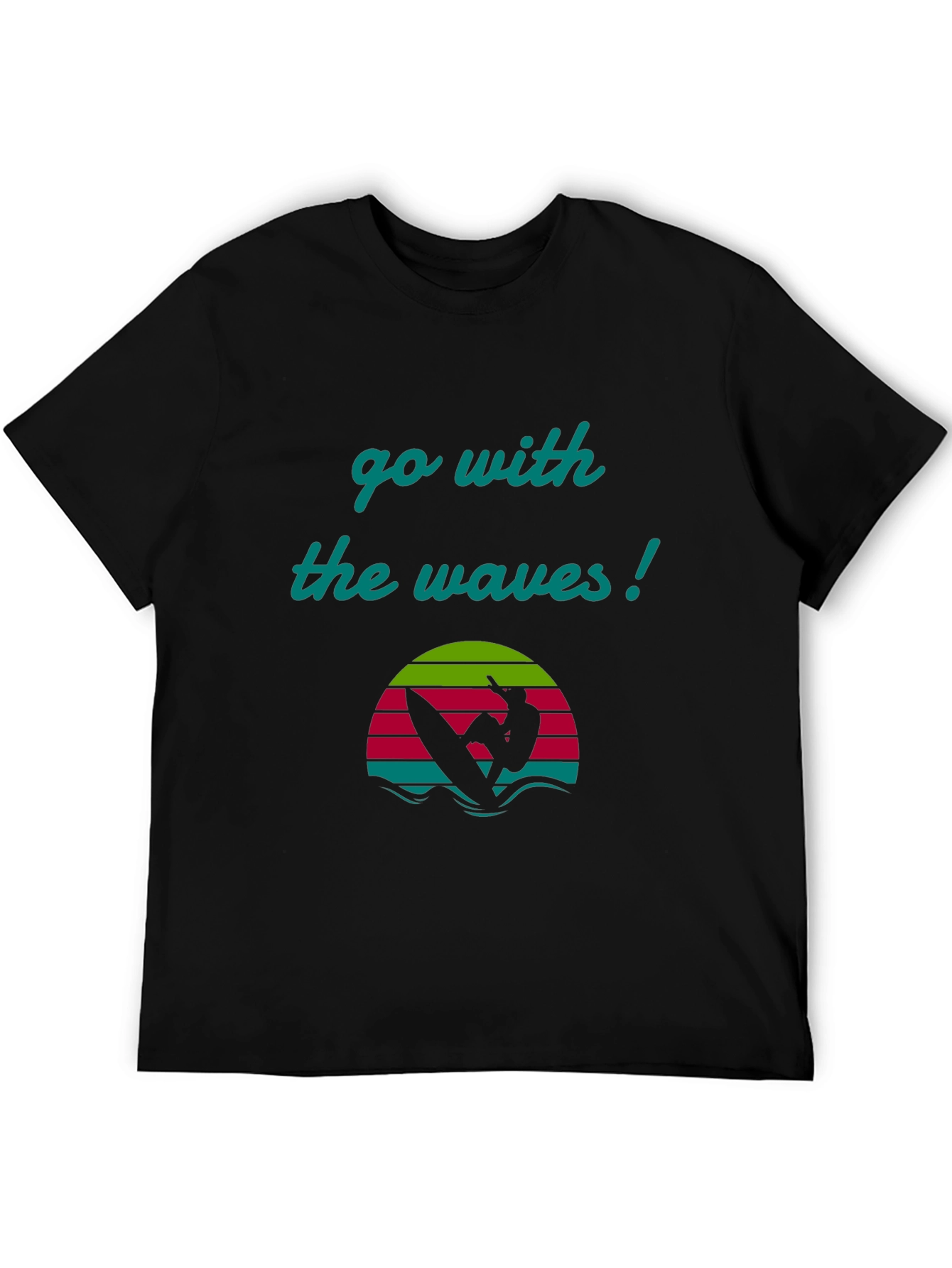 Go With The Waves Graphic Tee