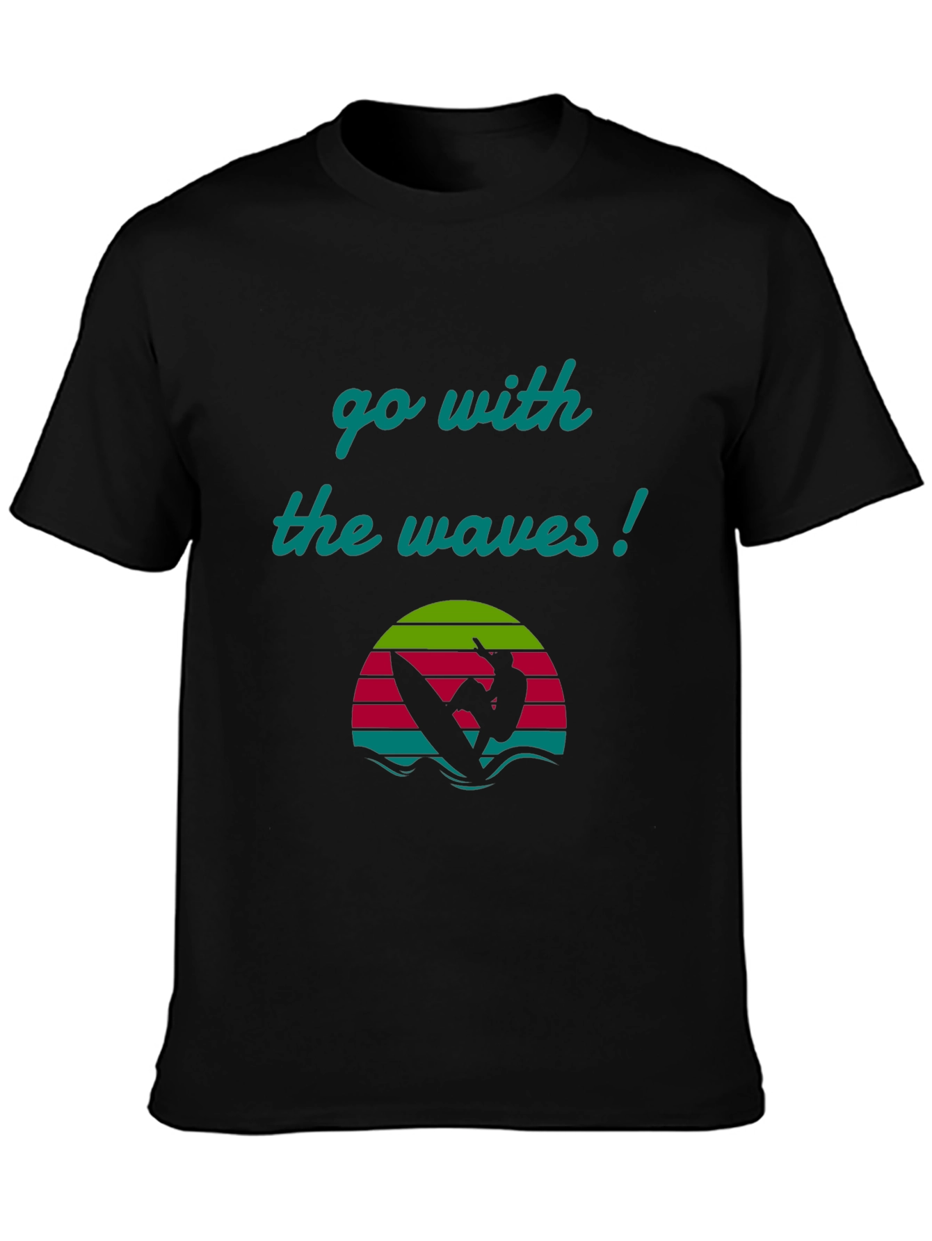 Go With The Waves Graphic Tee
